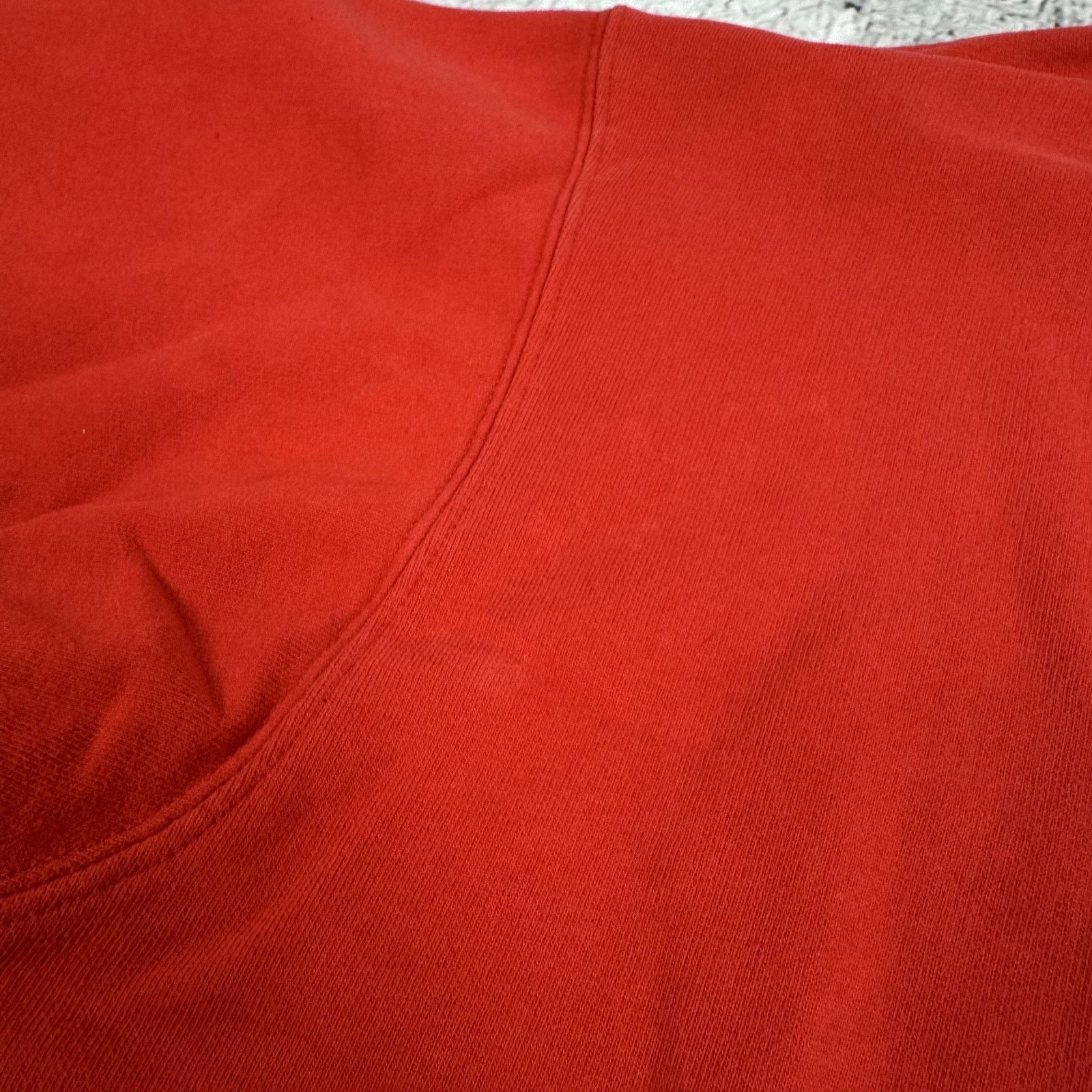 Nike Nike Red Cotton Fleece Lined Spellout Sweatshirt L (12-14) Size L / US 10 / IT 46 - 8 Thumbnail