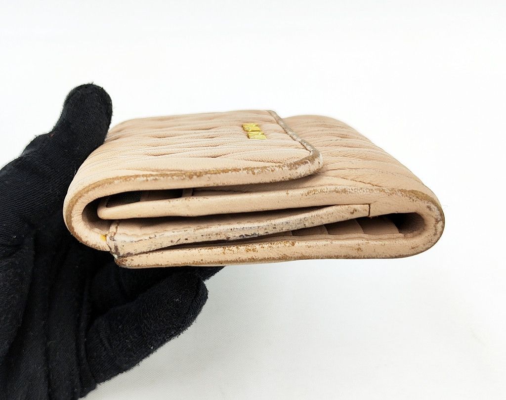 Miu Miu authentic MIU MIU Matelassé leather short wallet Size ONE SIZE - 7 Thumbnail