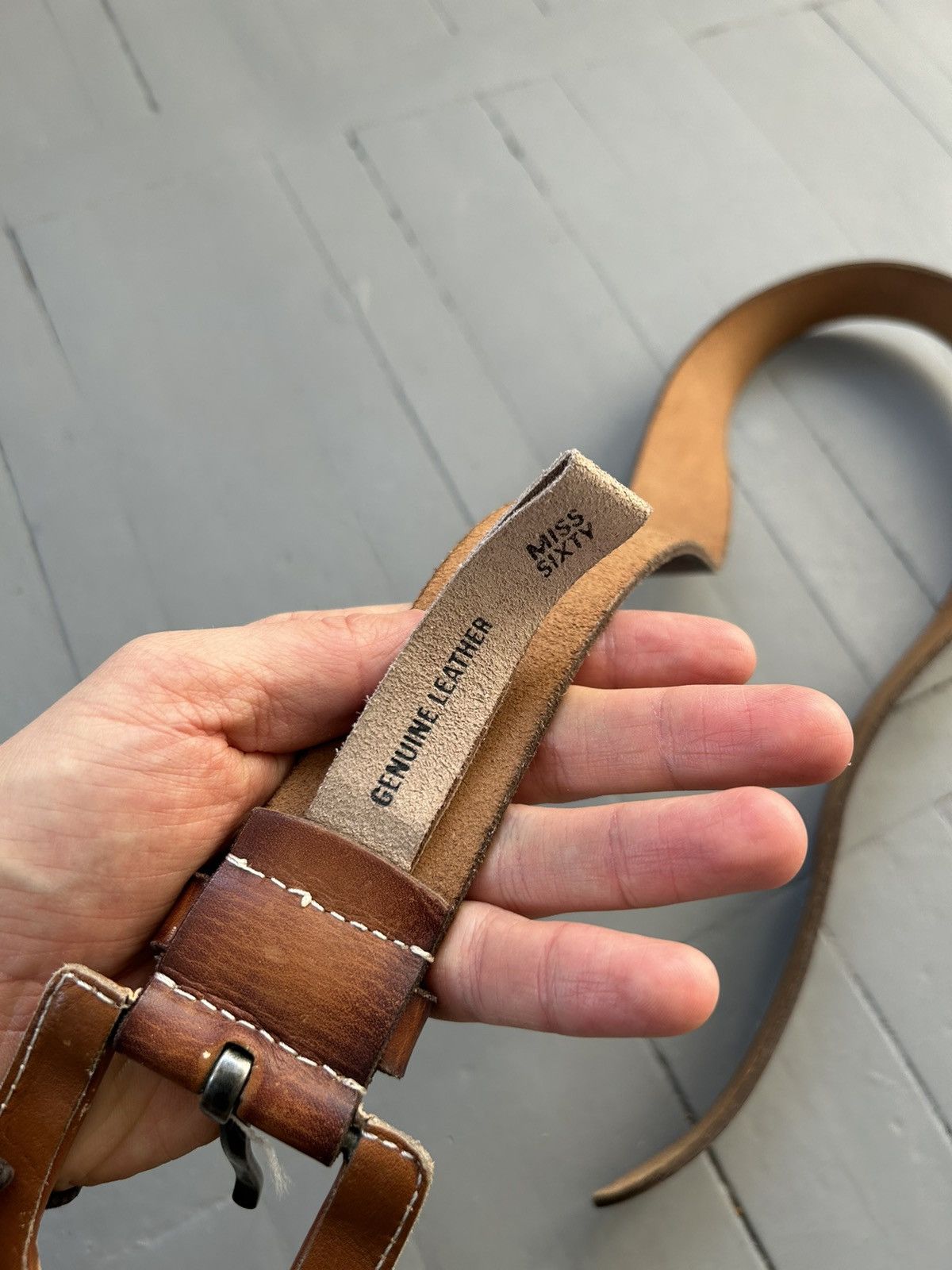 Miss Sixty Miss Sixty vintage leather belt Size ONE SIZE - 6 Thumbnail