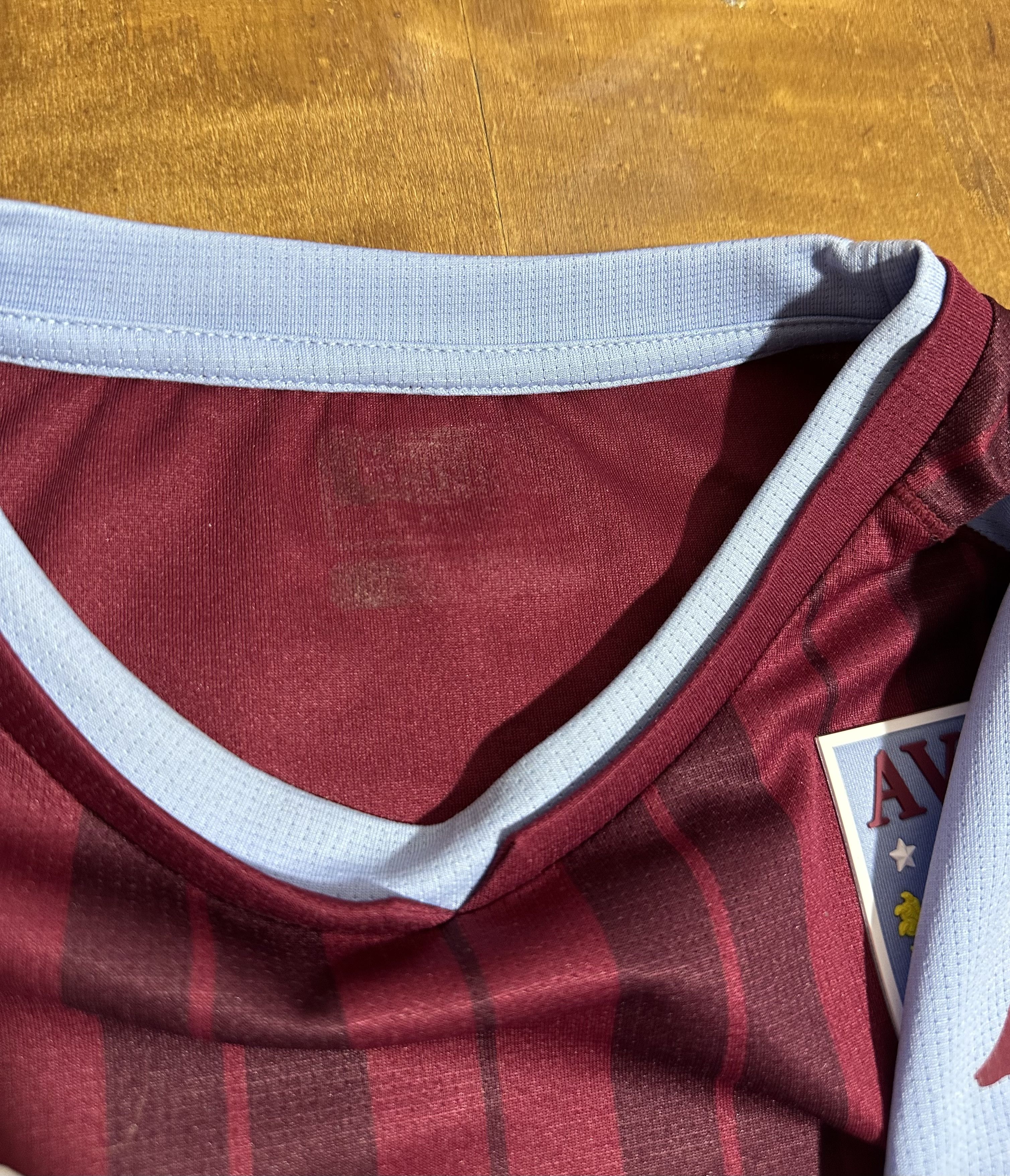 Kappa Aston Villa FC Kappa Jersey 2021/22 Cazoo Sponsor Size US L / EU 52-54 / 3 - 7 Thumbnail