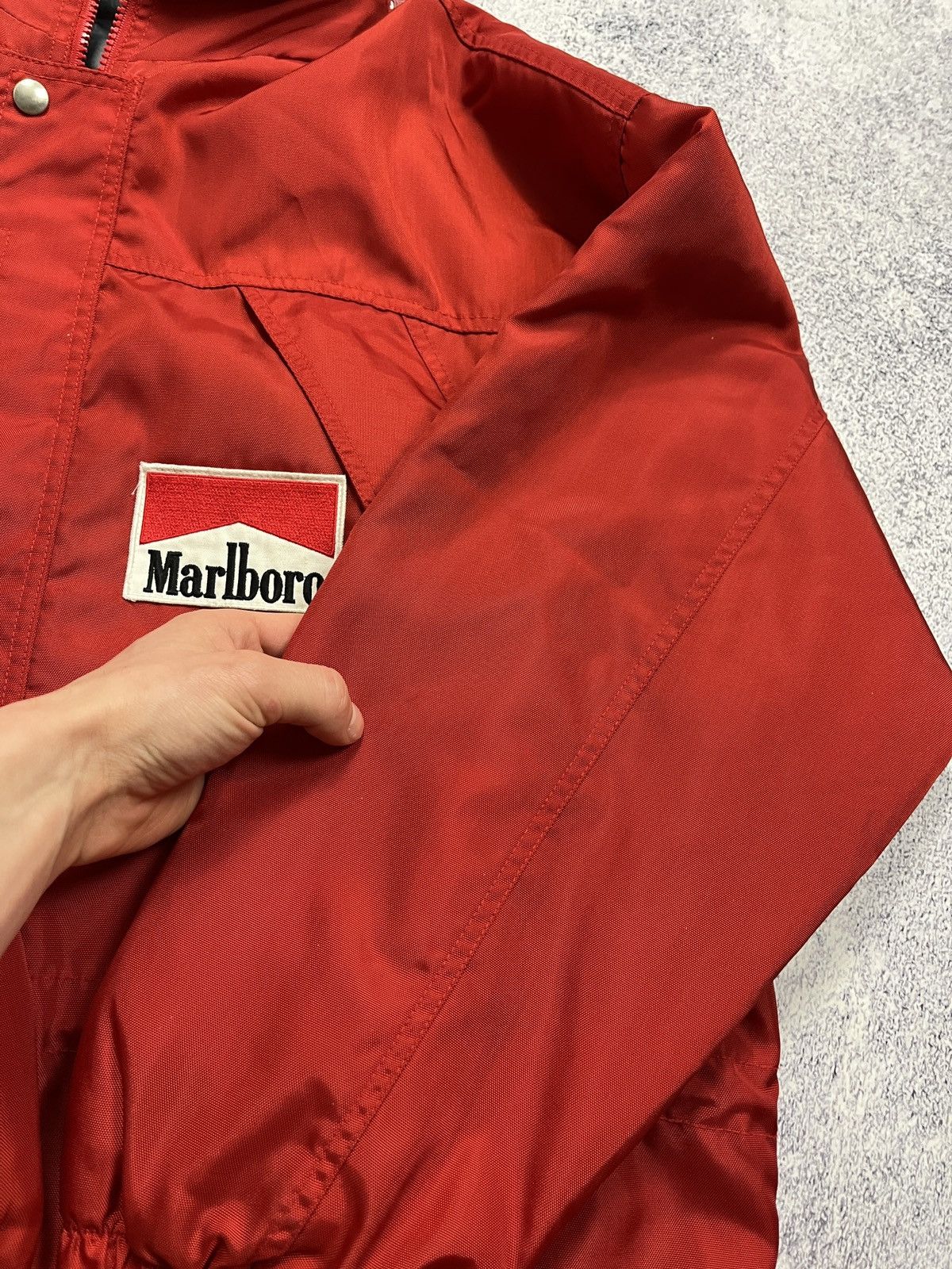 Marlboro × Vintage Vintage 90s Racing Marlboro Cigarettes Parka Warm Jacket Size US XL / EU 56 / 4 - 19 Thumbnail