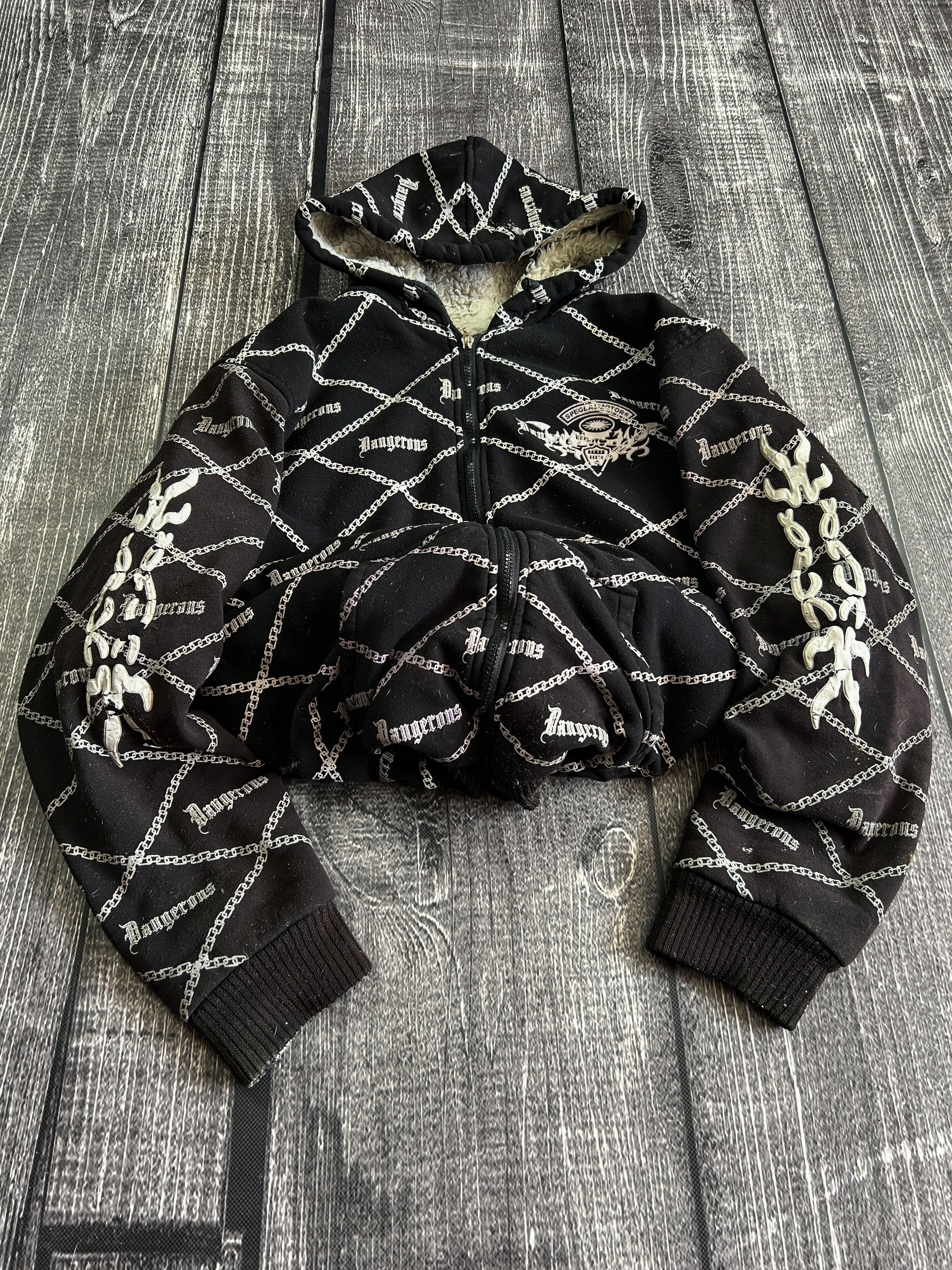 Rap Tees Y2K Graphic Hooded Jacket Streetwear Archive Style Size US L / EU 52-54 / 3 - 2 Thumbnail