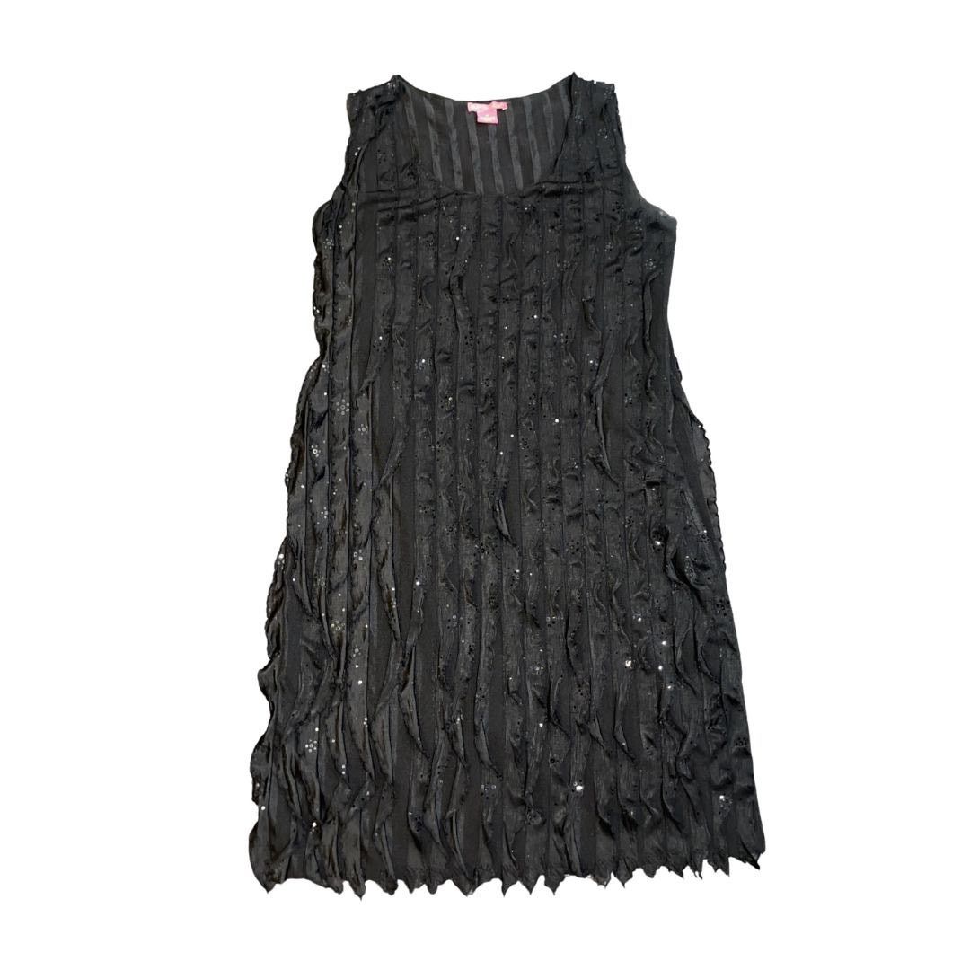Other Sunny Leigh Sequin Pleated Eyelash Dress Cocktail Dress Size M / US 6-8 / IT 42-44 - 1 Thumbnail