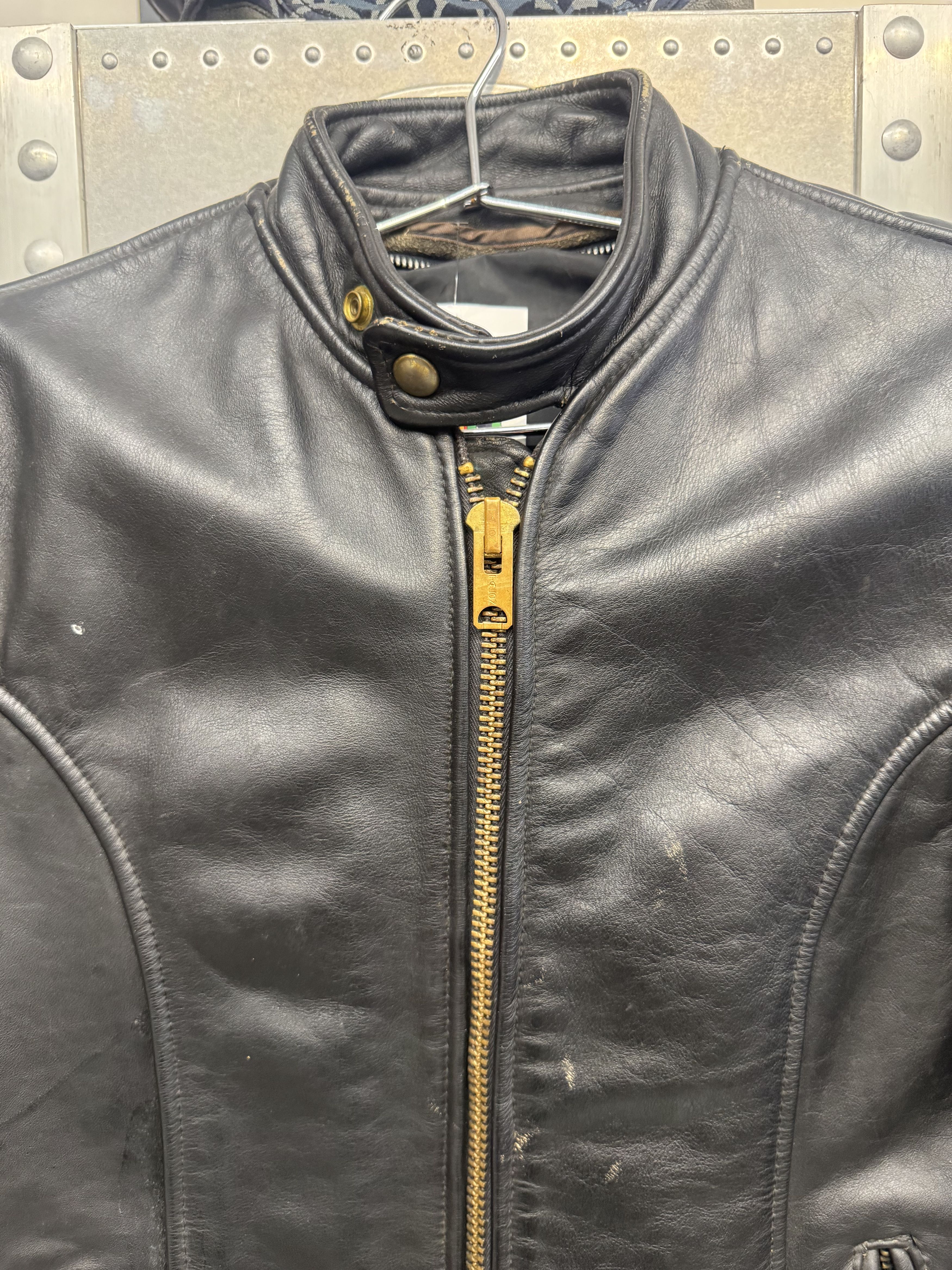 Other Vintage Leather Moto Jacket Size US S / EU 44-46 / 1 - 3 Thumbnail