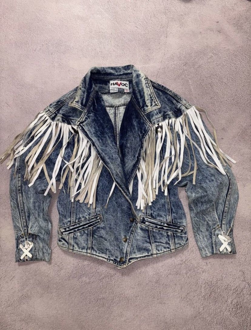 If Six Was Nine × Japanese Brand Havoc Junya Watanabe style Avant Garde distressed Jacket Size US S / EU 44-46 / 1 - 2 Thumbnail