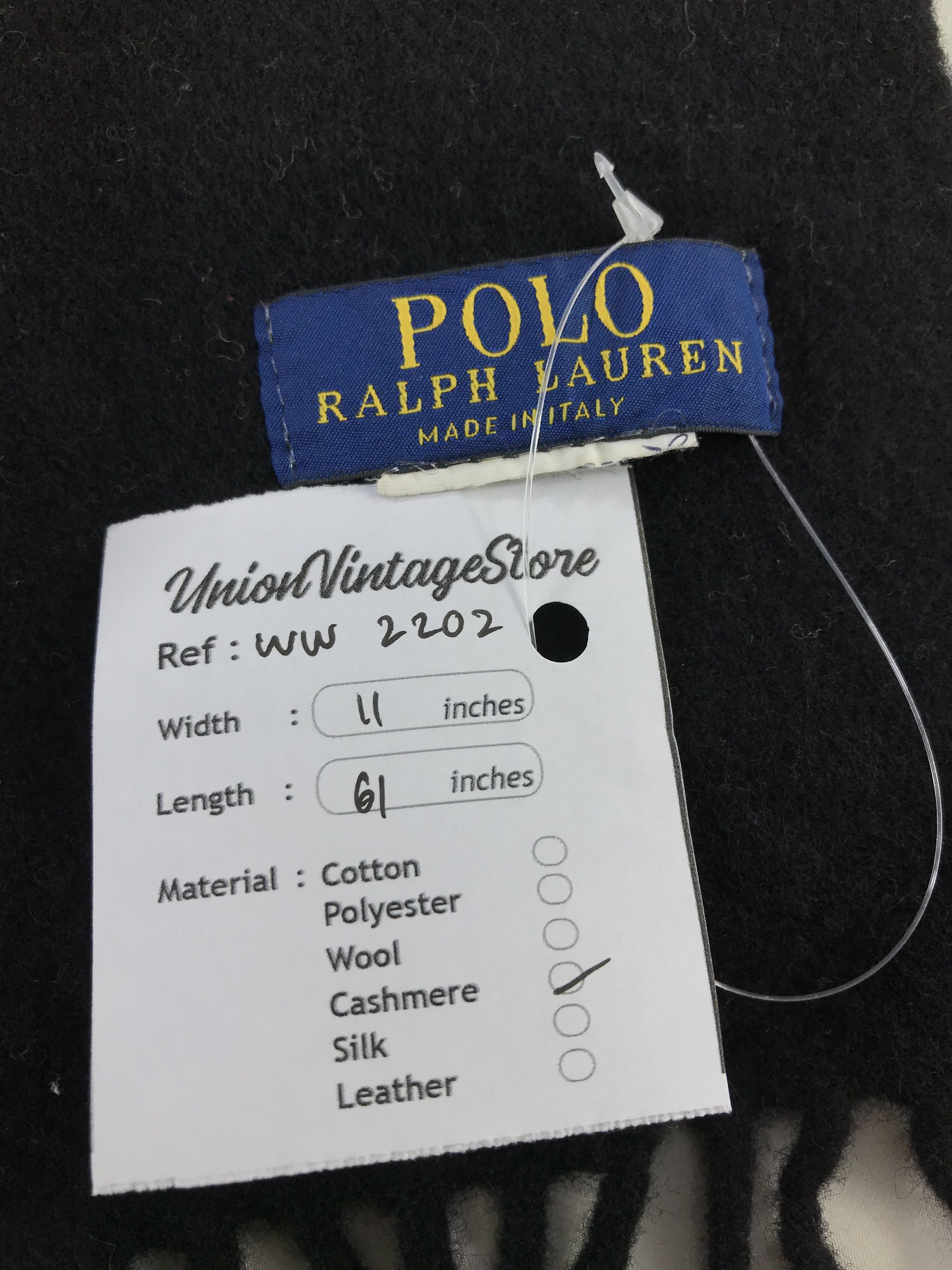 Polo Ralph Lauren × Vintage Polo Ralph Lauren Scarf / Muffler / Neckwear - WW2202 Size ONE SIZE - 5 Thumbnail
