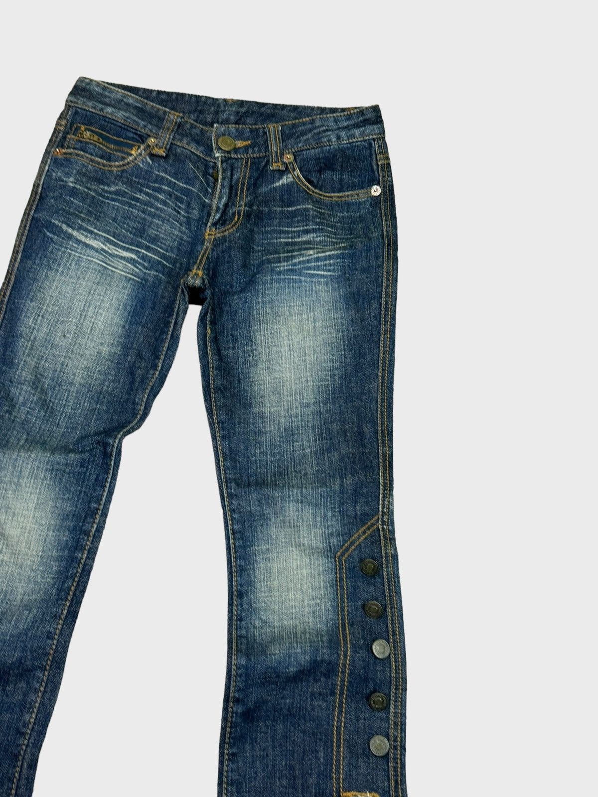 Designer × Japanese Brand MISS ALICE Nice Button Design Denim Pant Size US 26 / EU 42 - 5 Thumbnail