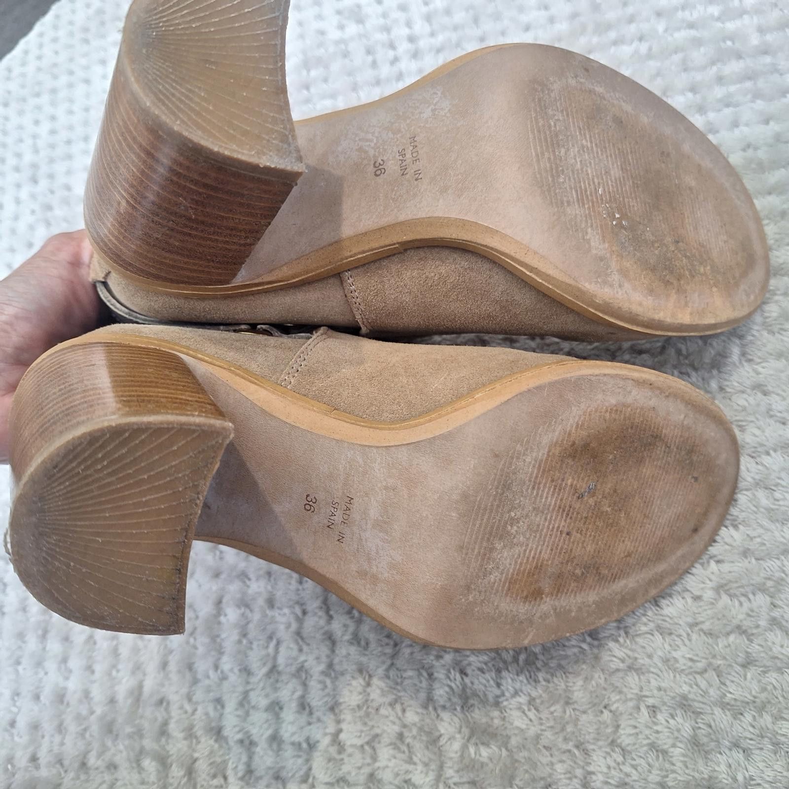 Kurt Geiger Kurt Geiger Suede Leather Ankle Boots with heels,size 36 Size US 8 / IT 38 - 6 Thumbnail