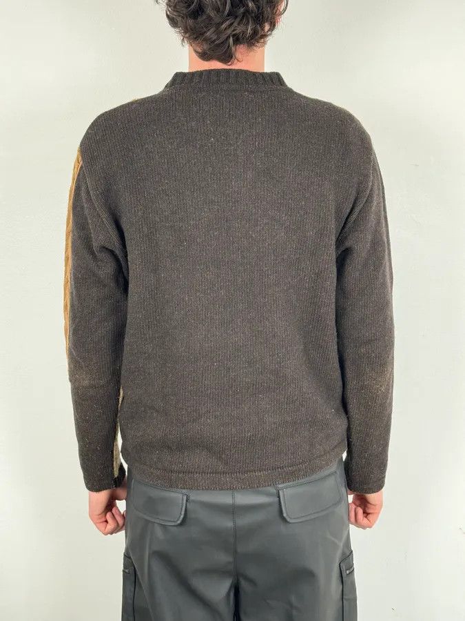 Dirk Bikkembergs Dirk Bikkembergs Camel & Brown Wool Sweater Size US M / EU 48-50 / 2 - 3 Thumbnail