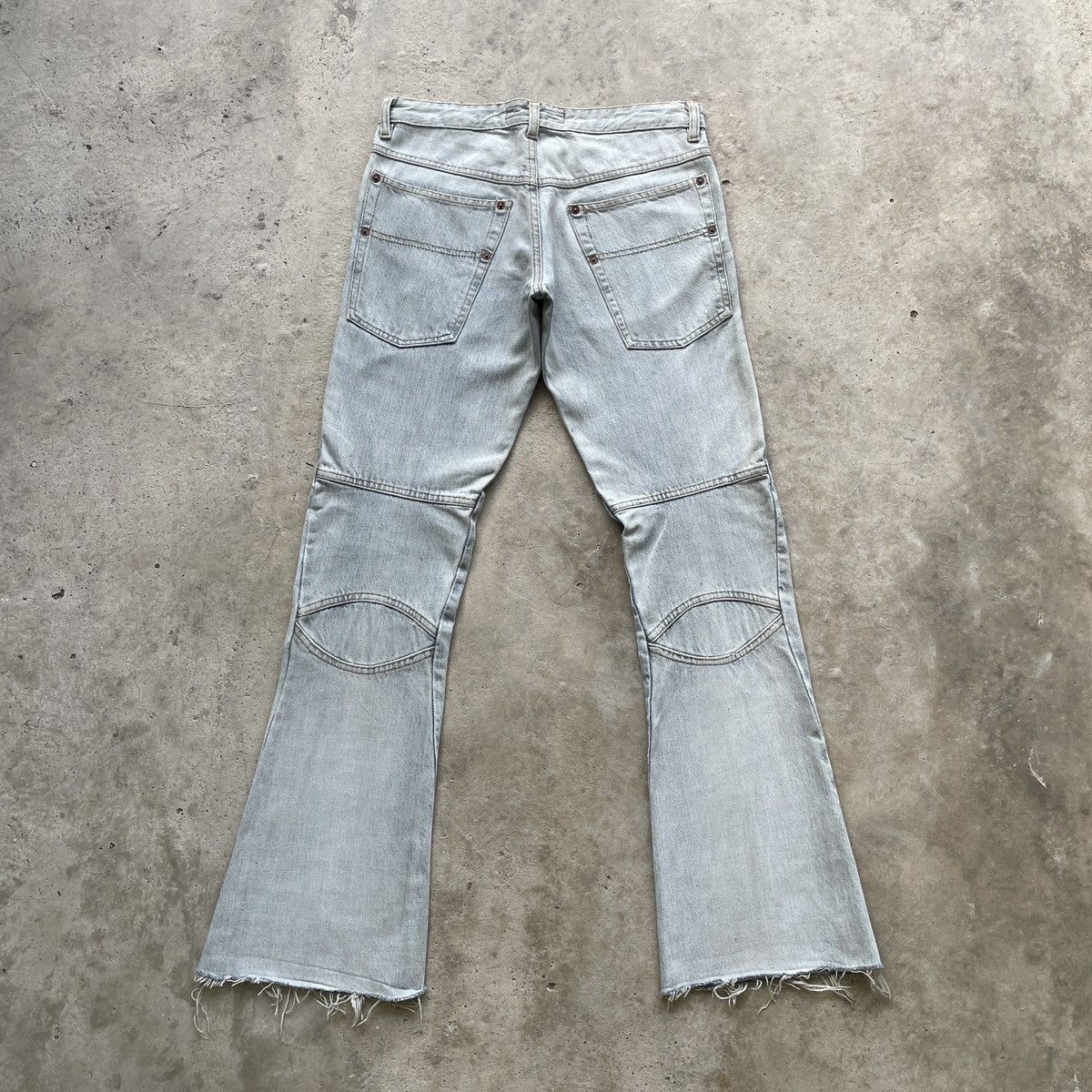 Vintage Andrew Mackenzie Faded BOOTCUT Jeans FLARE Pants - Main Image