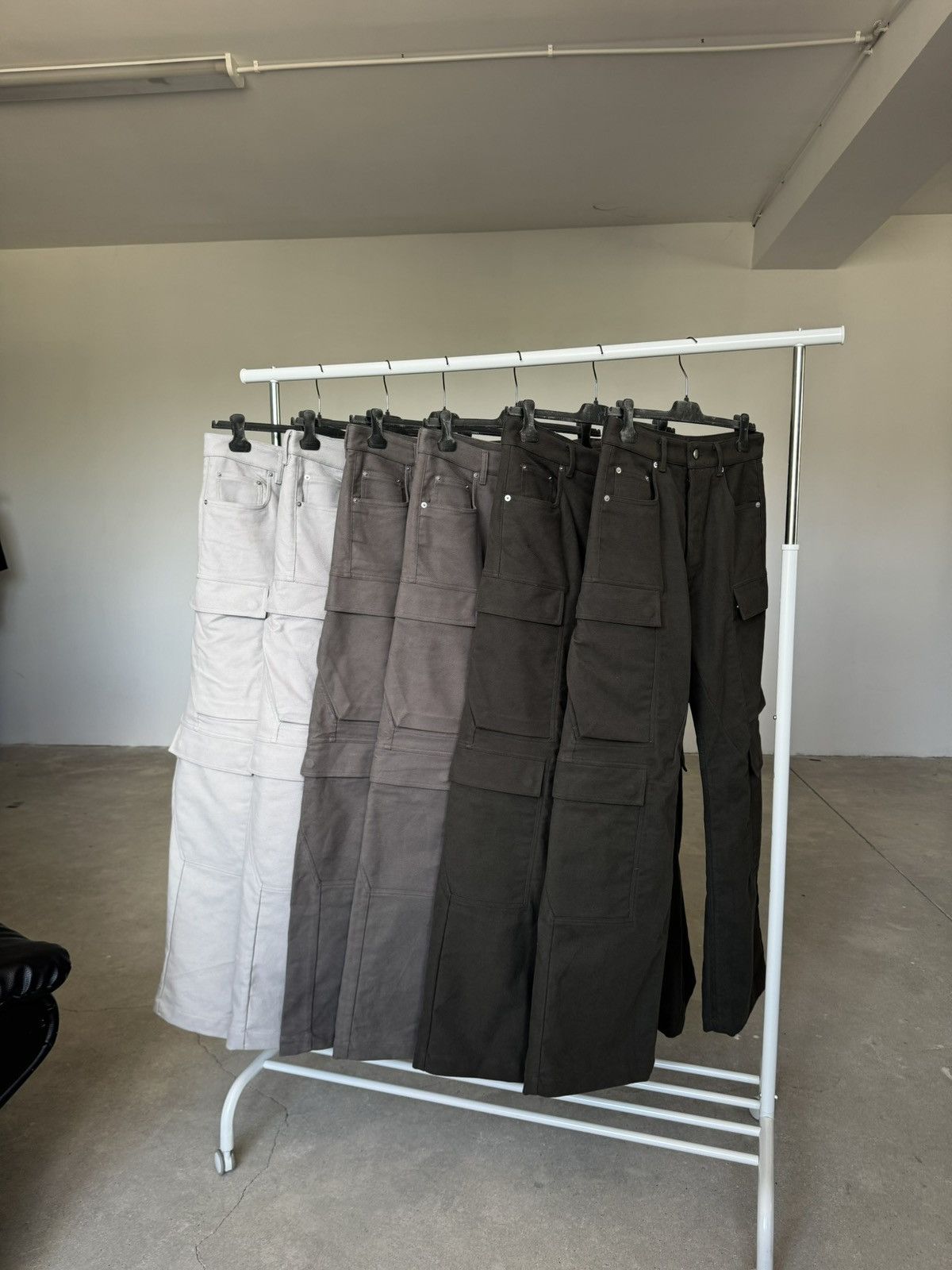 Rick Owens FW25 Rick Owens Double Cargo Pants Size US 32 / EU 48 - 3 Thumbnail