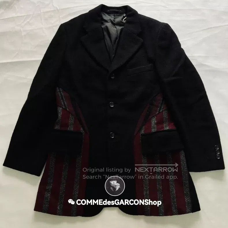 Comme des Garcons Comme Des Garcons Striped stitching jacket Size US S / EU 44-46 / 1 - 1 Thumbnail