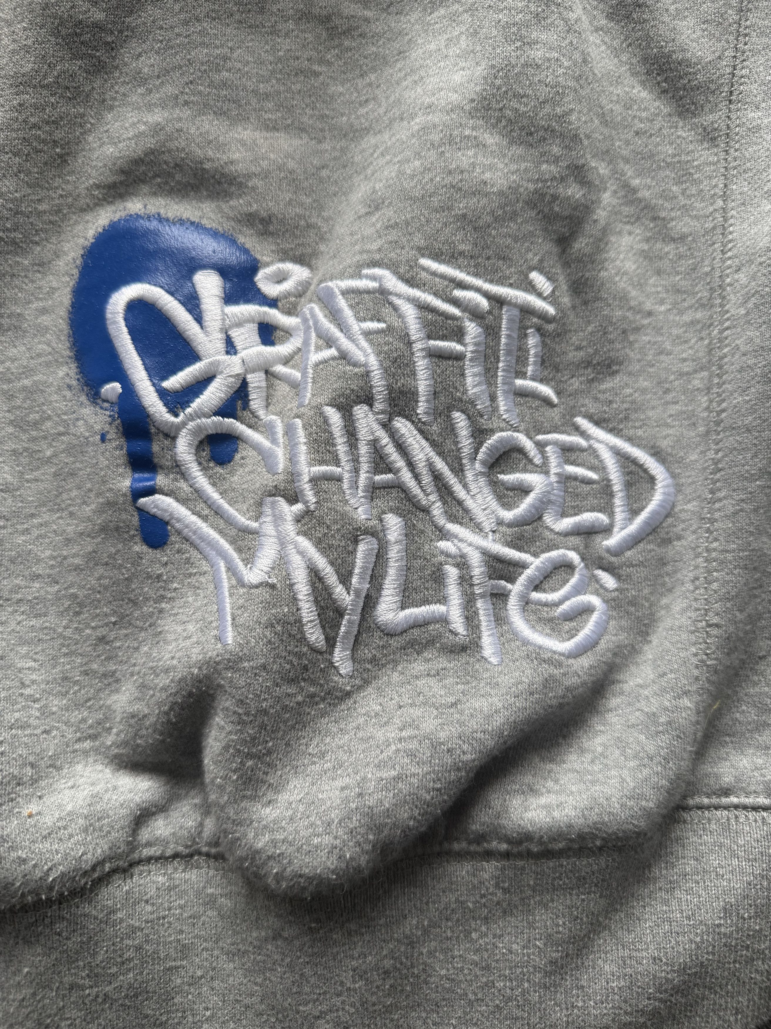 Ecko Unltd Graffiti Grey Hoodie L