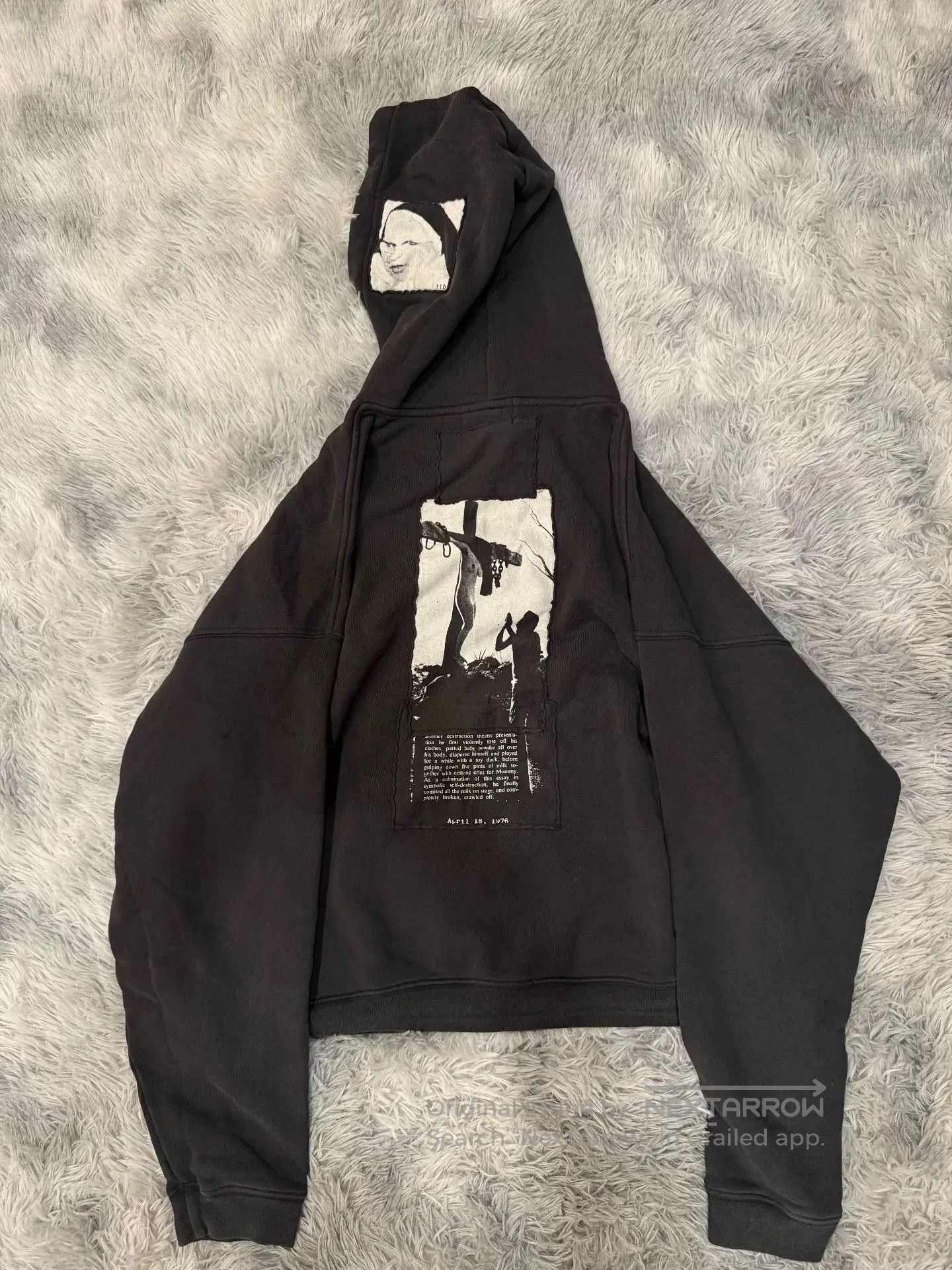Enfants Riches Deprimes ERD Artist Defends Baggy Zip Hoodie SS25. Size US M / EU 48-50 / 2 - 5 Thumbnail