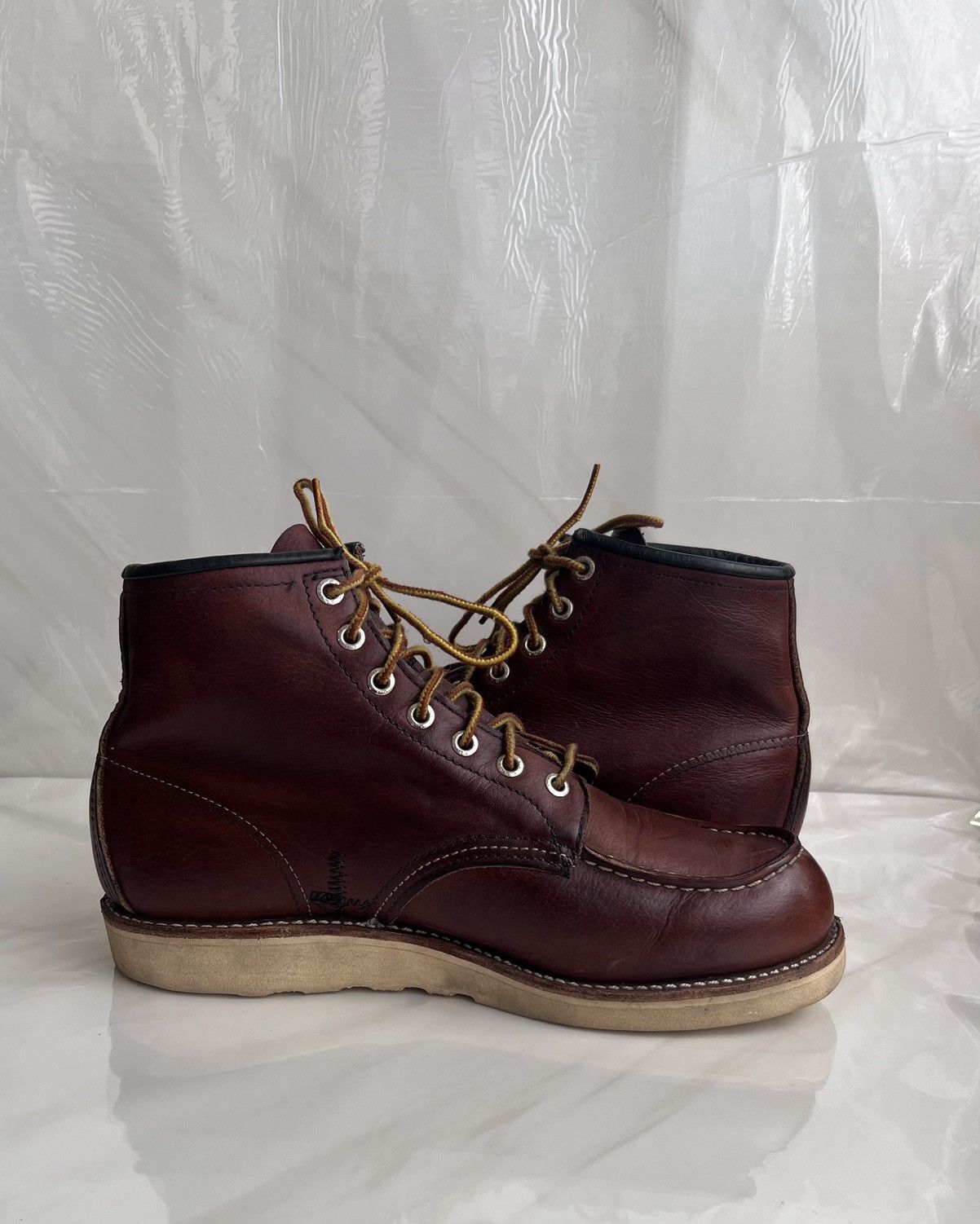 Red Wing Red wing #8138 classic moc toe brown leather boot size 8.5 D Size US 8.5 / EU 41-42 - 6 Thumbnail