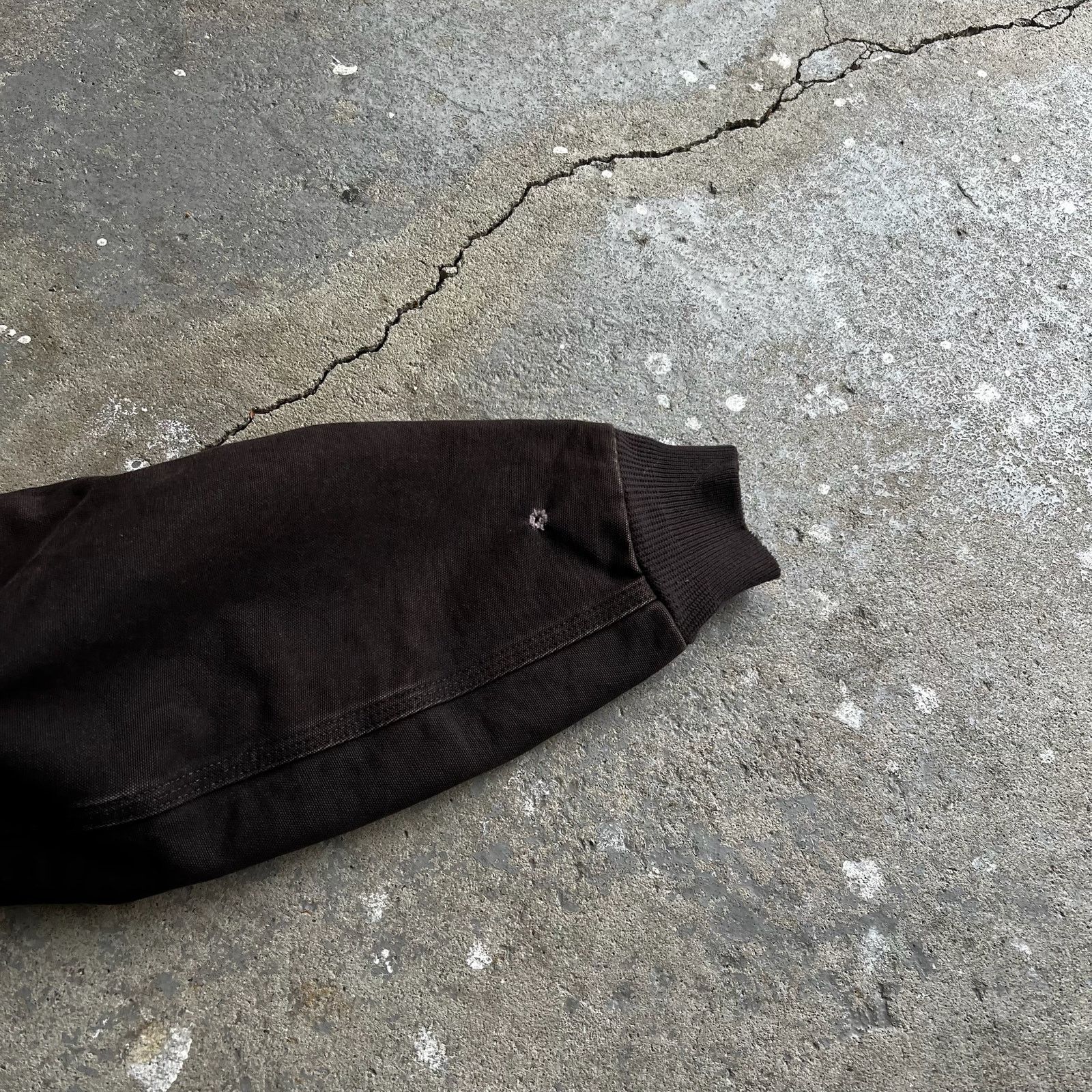 Carhartt × Vintage Carhartt WJ130 DKB WOMENS brown hooded work wear jacket Size US L / EU 52-54 / 3 - 6 Thumbnail