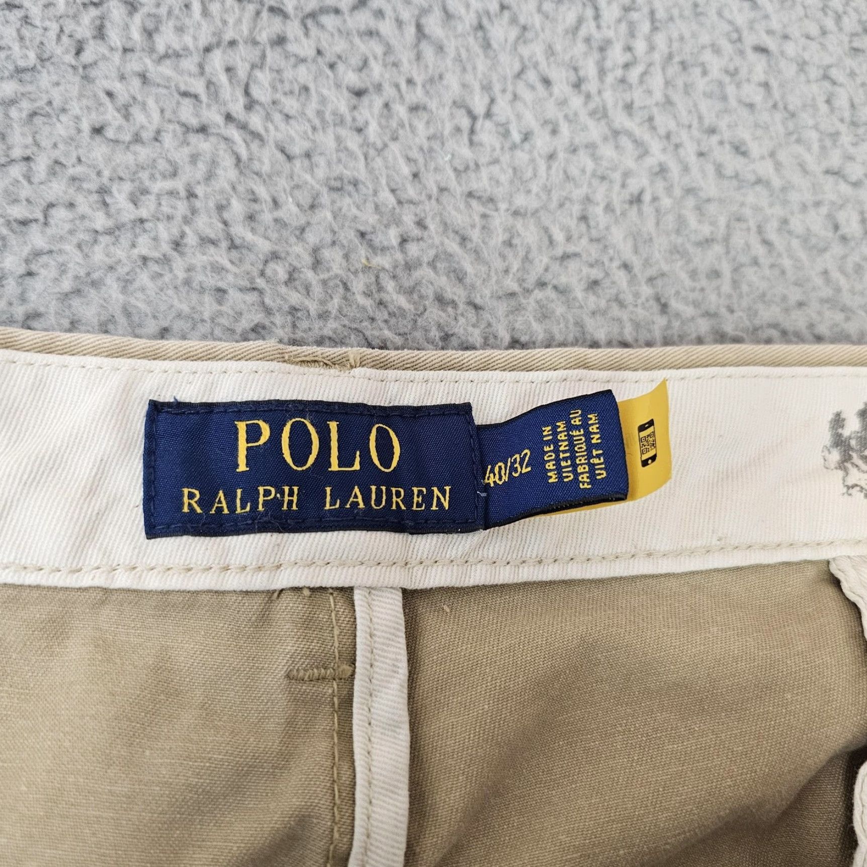 Polo Ralph Lauren Polo Ralph Lauren Pants Mens 40x30 Chino Cotton Khaki Relaxed Pleated Front Zip Pockets Vintage? Size US L / EU 52-54 / 3 - 3 Thumbnail