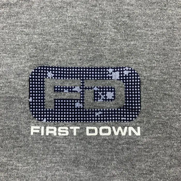 Vintage Vintage FIRST DOWN USA Box Logo Outdoor Tee Shirt Top Size US XXL / EU 58 / 5 - 7 Thumbnail