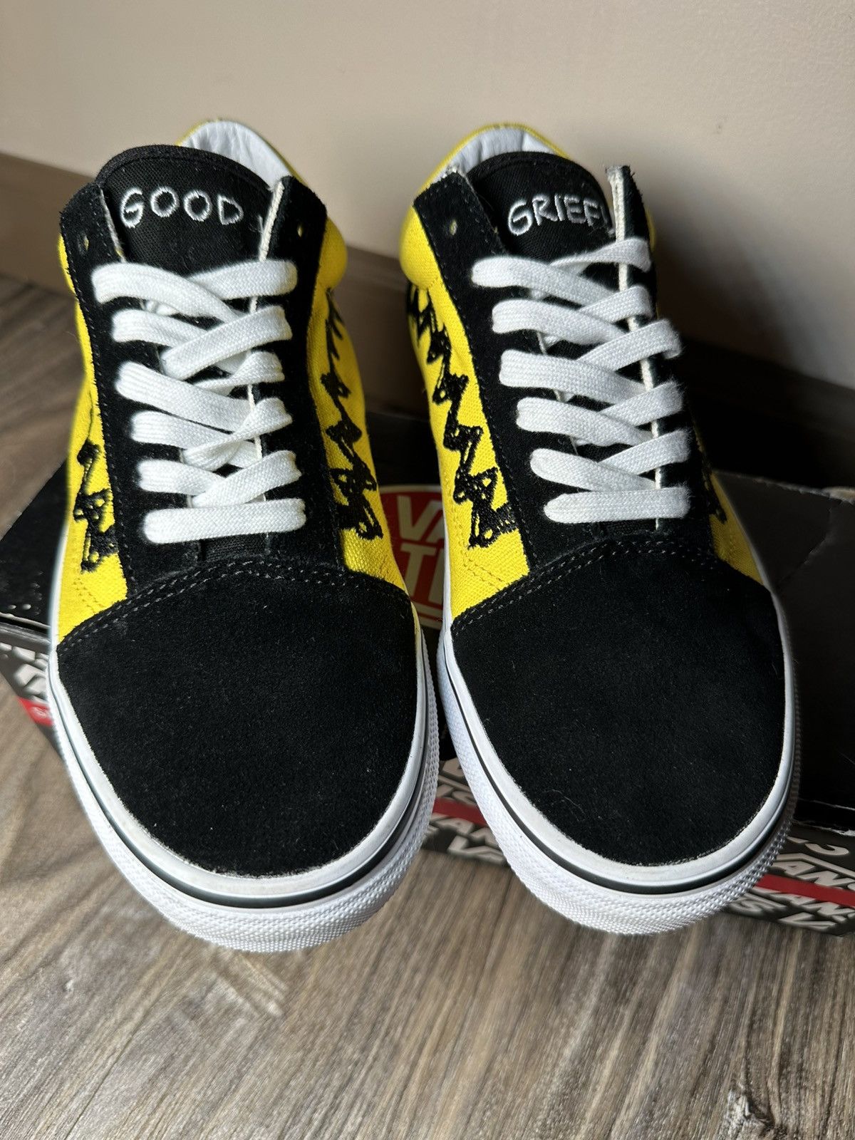 Vans × Vintage Rare VANS Old Skool x Peanuts Charlie Brown Size US 5 / EU 37 - 3 Thumbnail