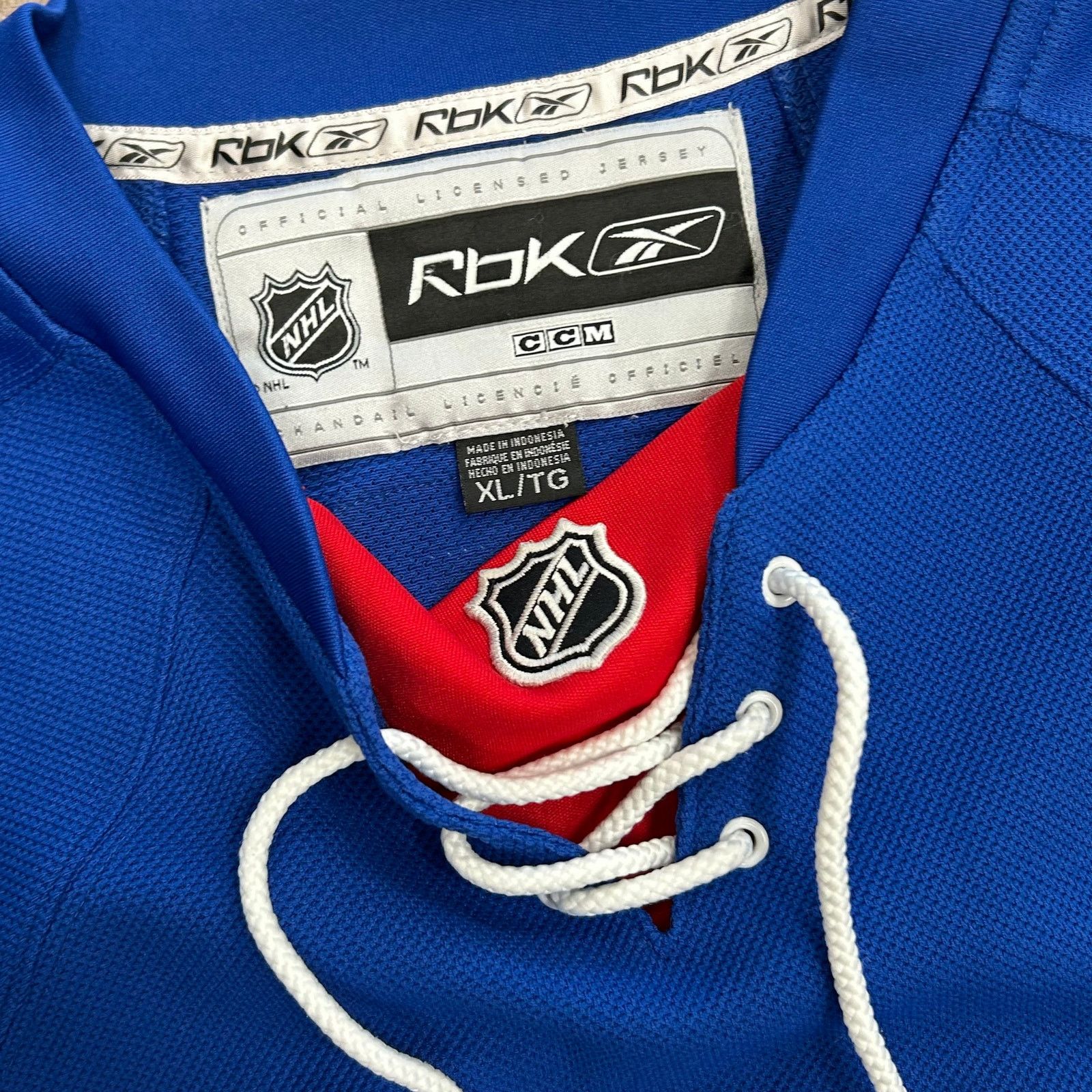 Reebok NEW YORK RANGERS GOMEZ Blue #19 NHL Hockey JERSEY size XL B9 Size US XL / EU 56 / 4 - 6 Thumbnail