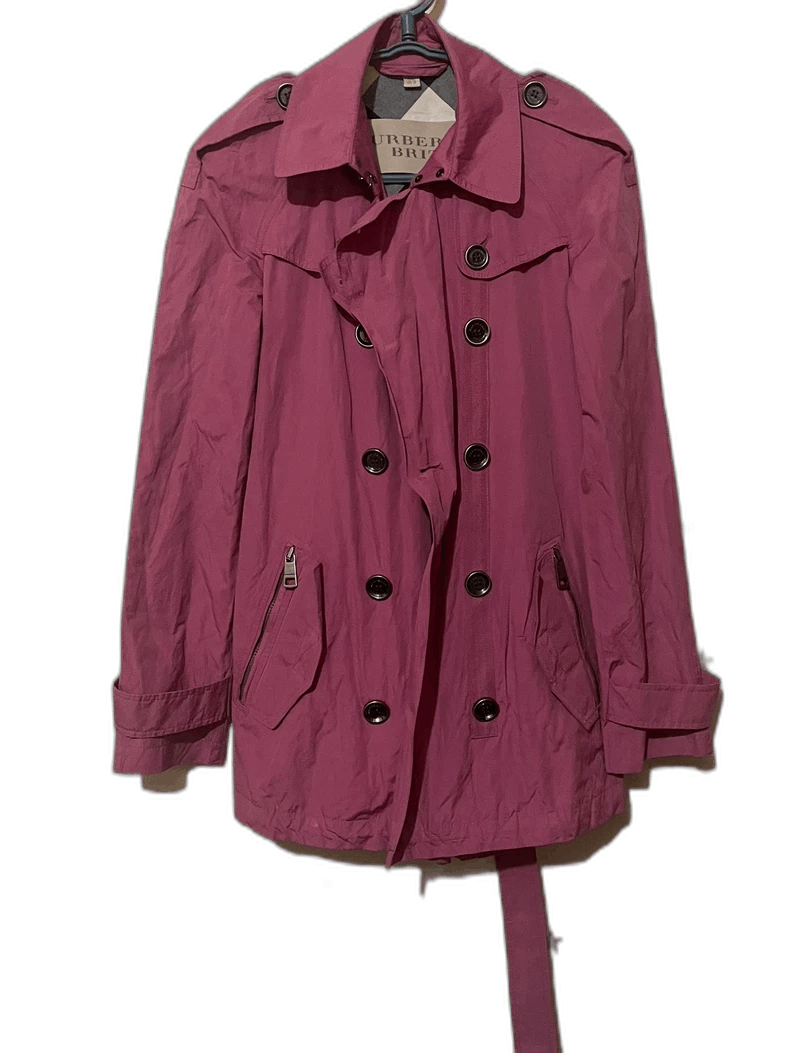 Burberry Burberry Women's Trench Coat in Pink Size US M / EU 48-50 / 2 - 1 Thumbnail