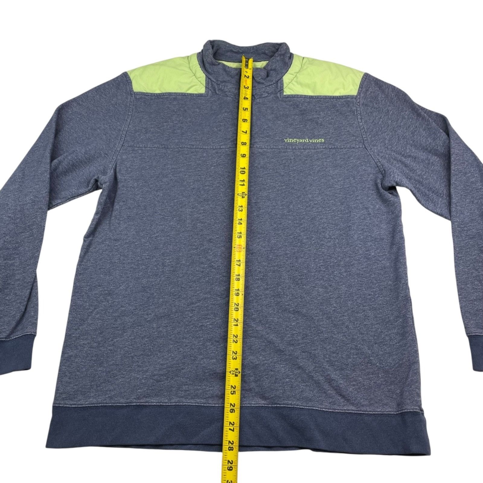Vineyard Vines Vineyard Vines Men's Shep Shirt 1/4 Zip Pullover Blue/Green Size US L / EU 52-54 / 3 - 6 Thumbnail