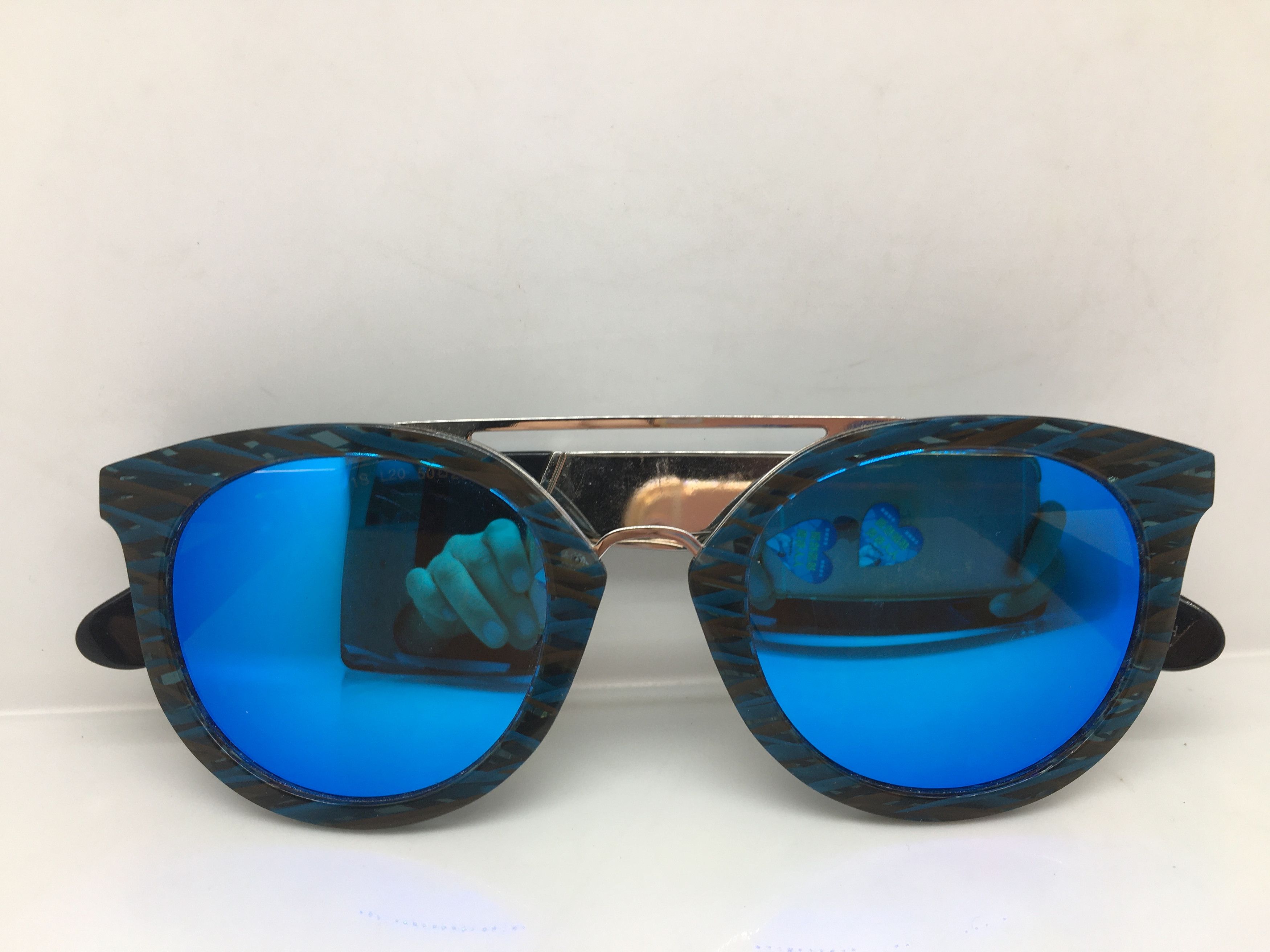 Other EOS HANDMADE Acetate Sunglasses Frame Silver Size ONE SIZE - 5 Thumbnail