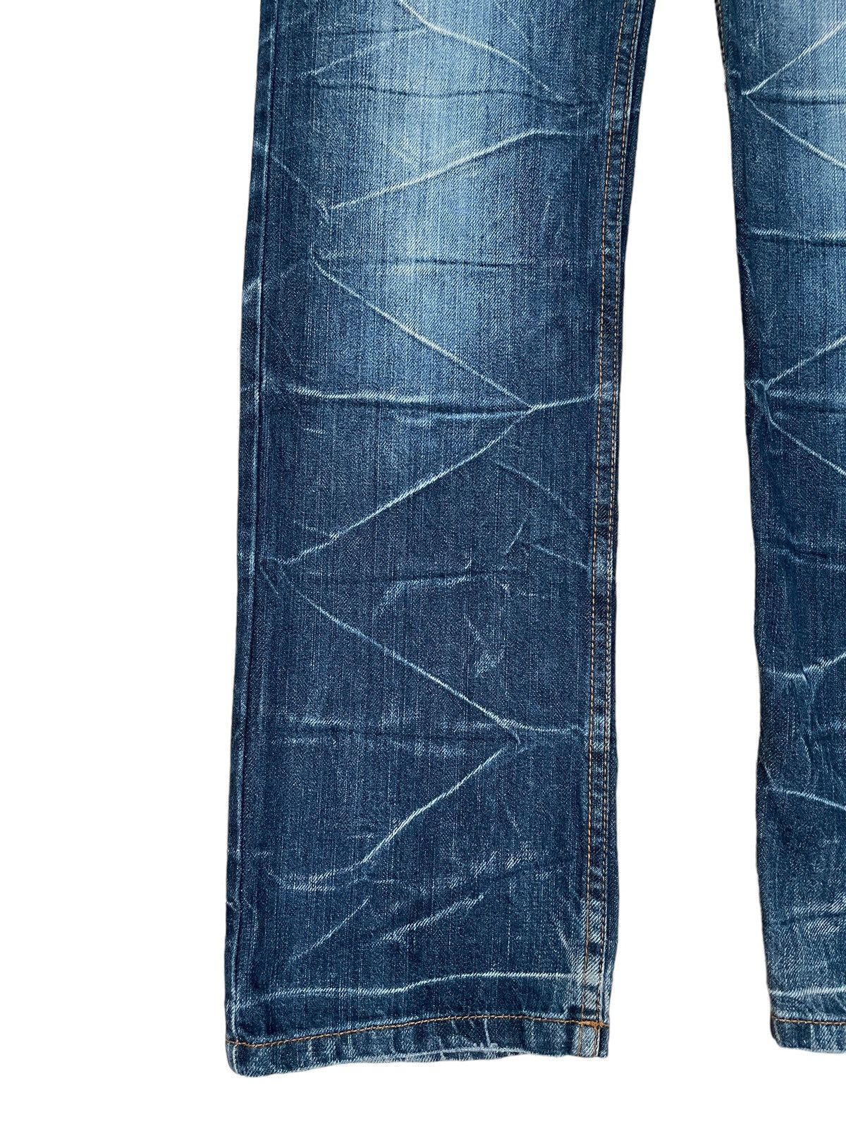 If Six Was Nine × Japanese Brand × Le Grande Bleu (L.G.B.) Vintage Japanese Brand Nylaus Double Waist Jeans 1990s Size US 30 / EU 46 - 5 Thumbnail