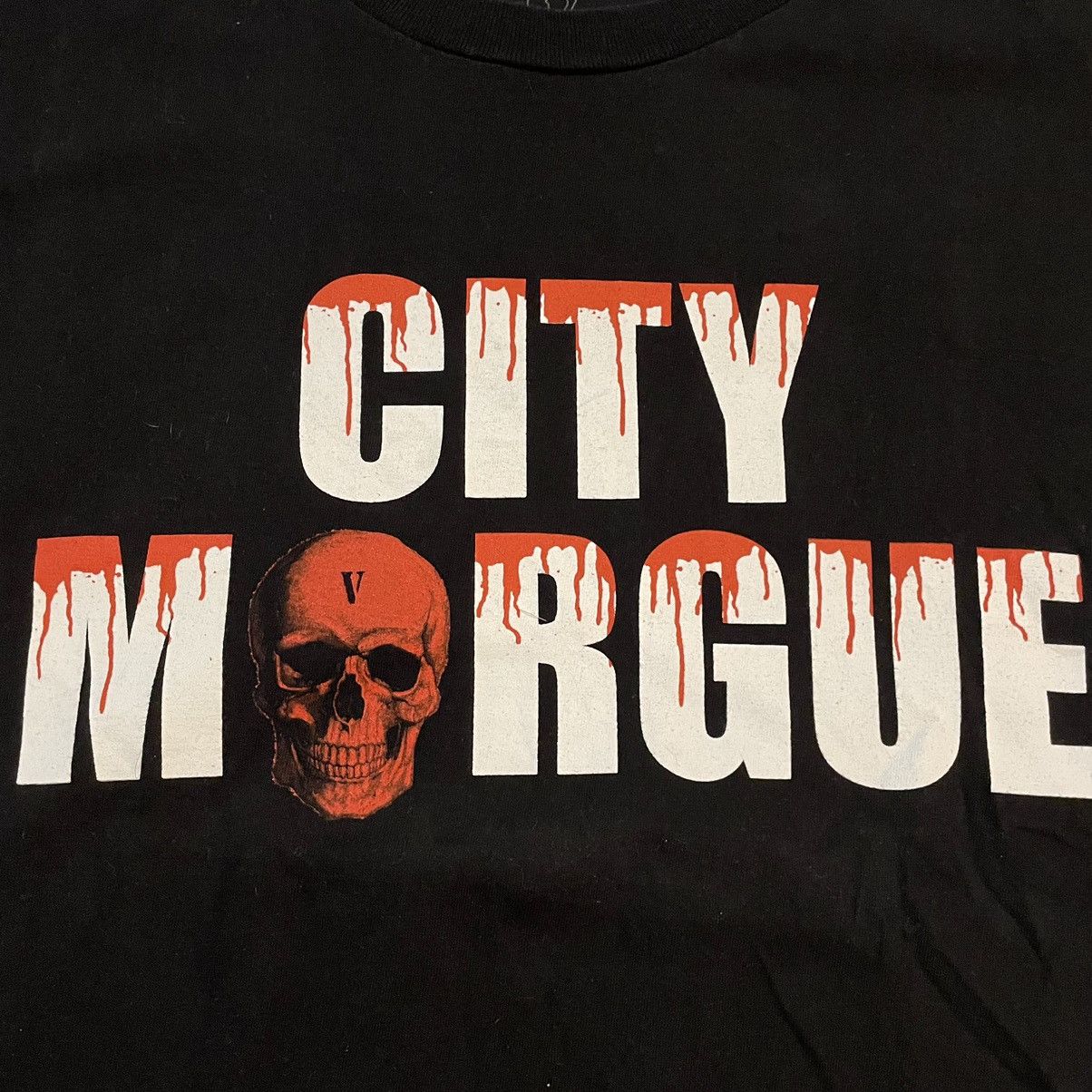 City Morgue × Vlone Vlone x City Morgue Dobermans Fighting T-Shirt Black XXL Size US XL / EU 56 / 4 - 2 Thumbnail