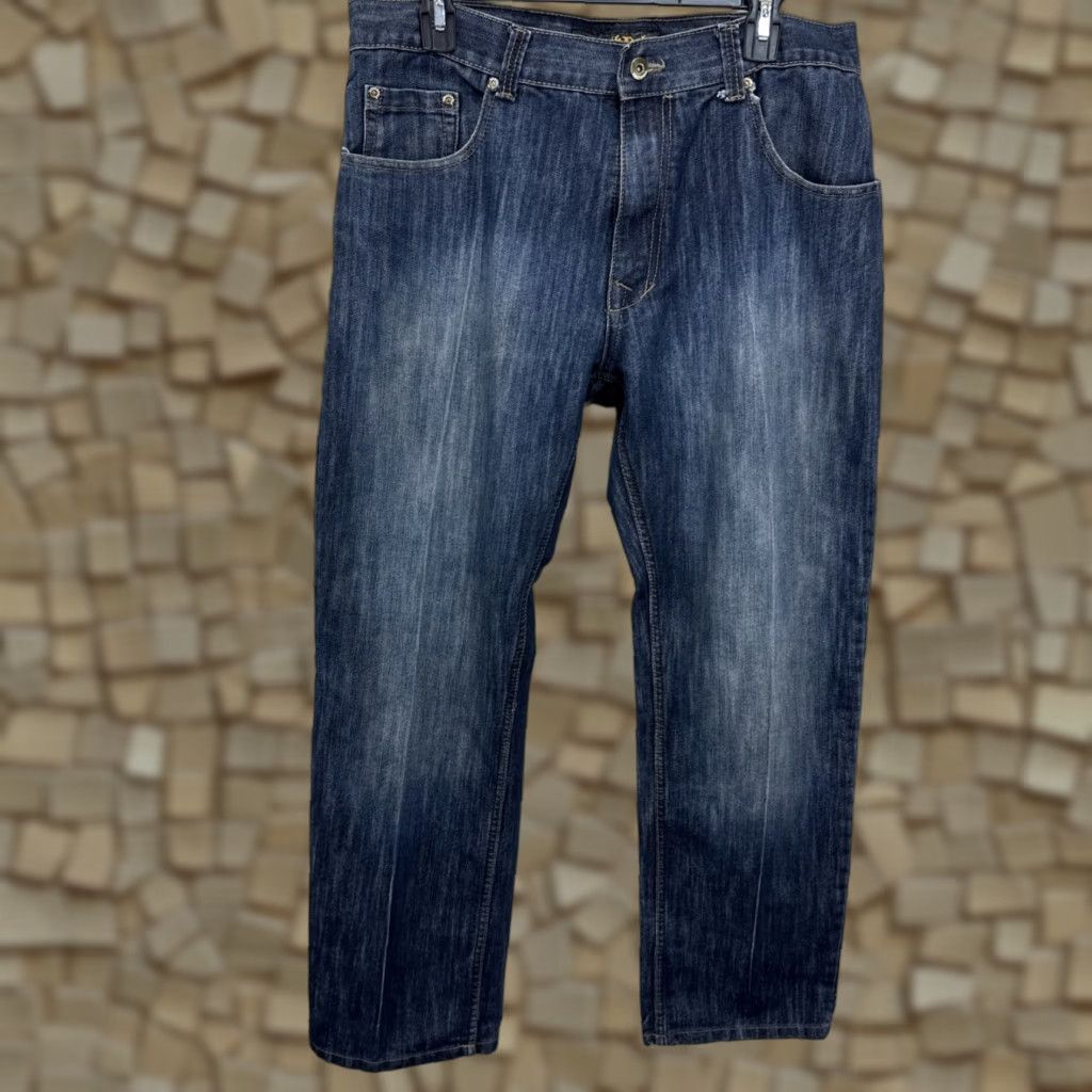 Southpole VINTAGE Southpole Jeans 34x32 Denim 5-Pocket Embroidered Baggy Y2K StreetWear Jeans Mens Size US 34 / EU 50 - 1 Thumbnail