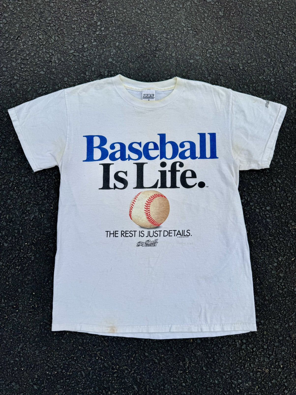 Vintage 1999 Baseball Is Life Vintage T-Shirt Made In USA Size US M / EU 48-50 / 2 - 1 Thumbnail