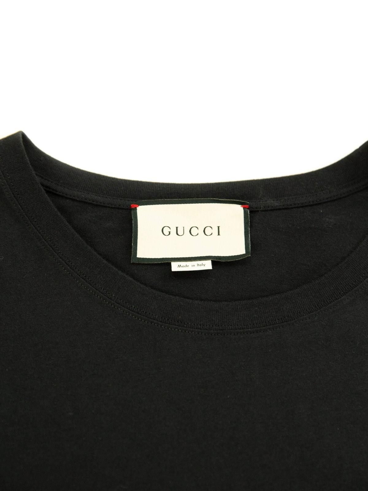 Gucci Gucci Mens Cities Print Black T Shirt Large Black Size US L / EU 52-54 / 3 - 4 Thumbnail