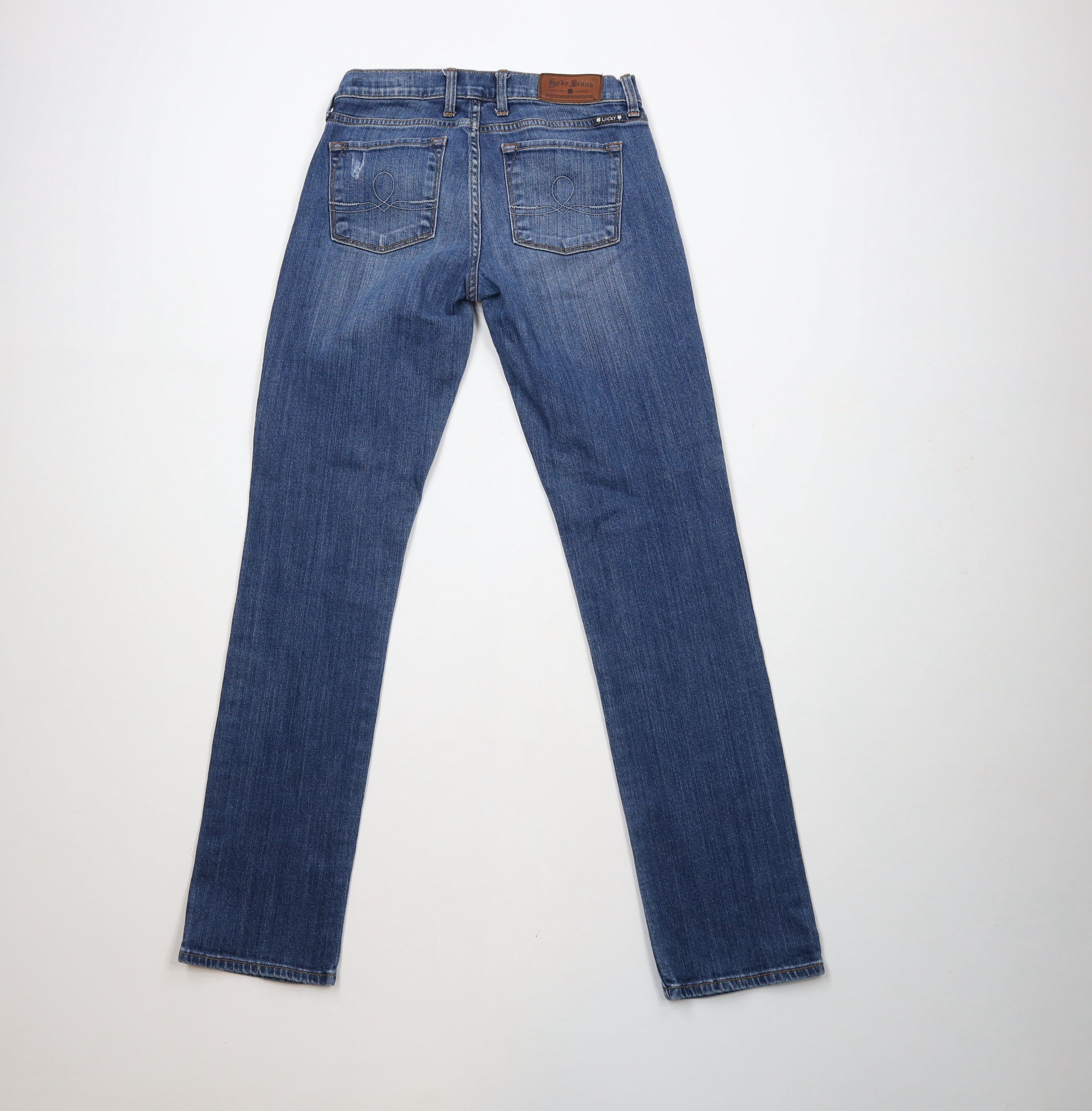 Lucky Brand × Vintage Vintage Y2K Lucky Brand Sofia Straight Leg Denim Jeans Size 27" / US 4 / IT 40 - 9 Thumbnail