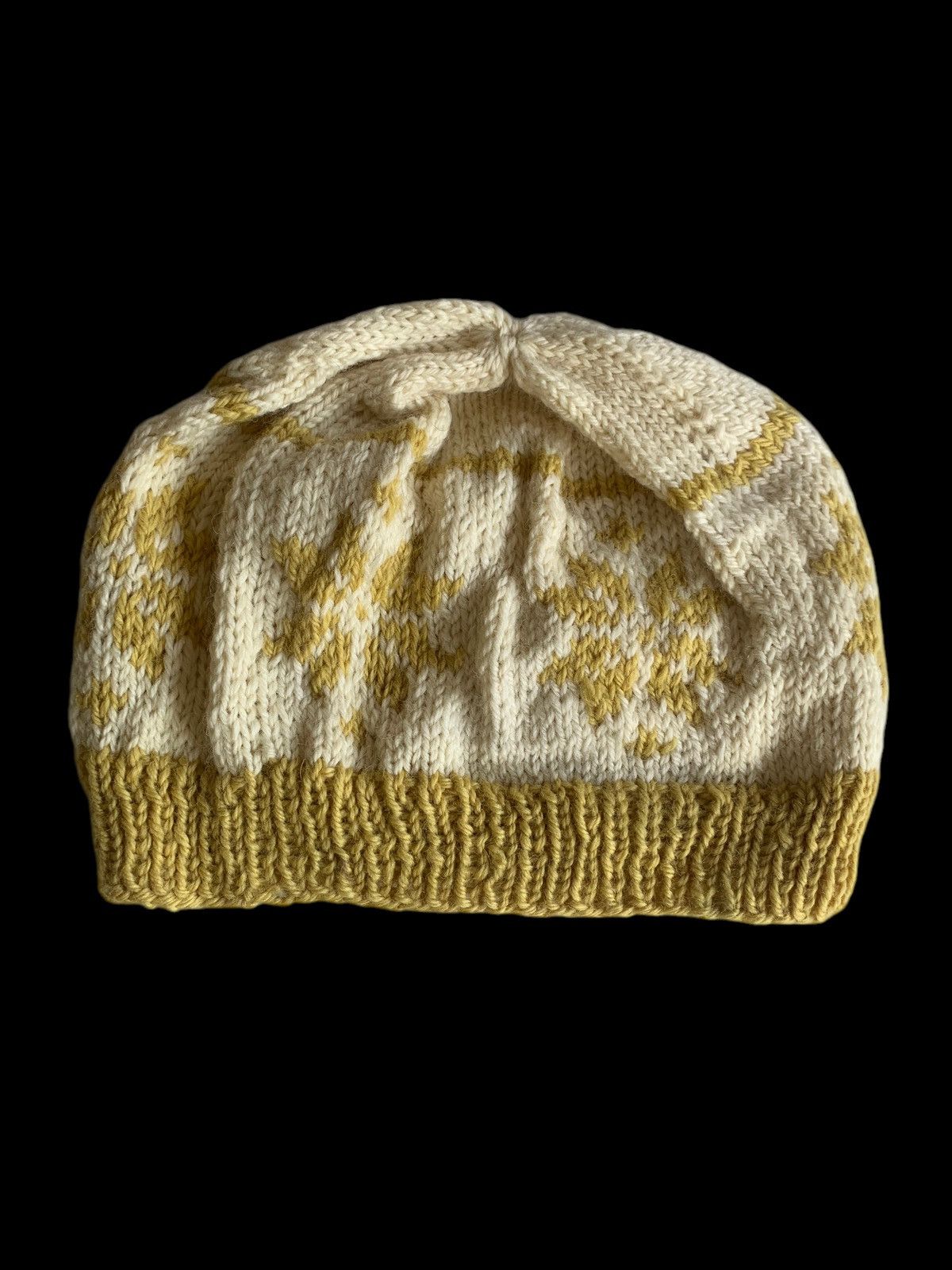 Japanese Brand × Kapital × Vintage Crochet Knitted Rare Design Beanie Hats Size ONE SIZE - 8 Thumbnail