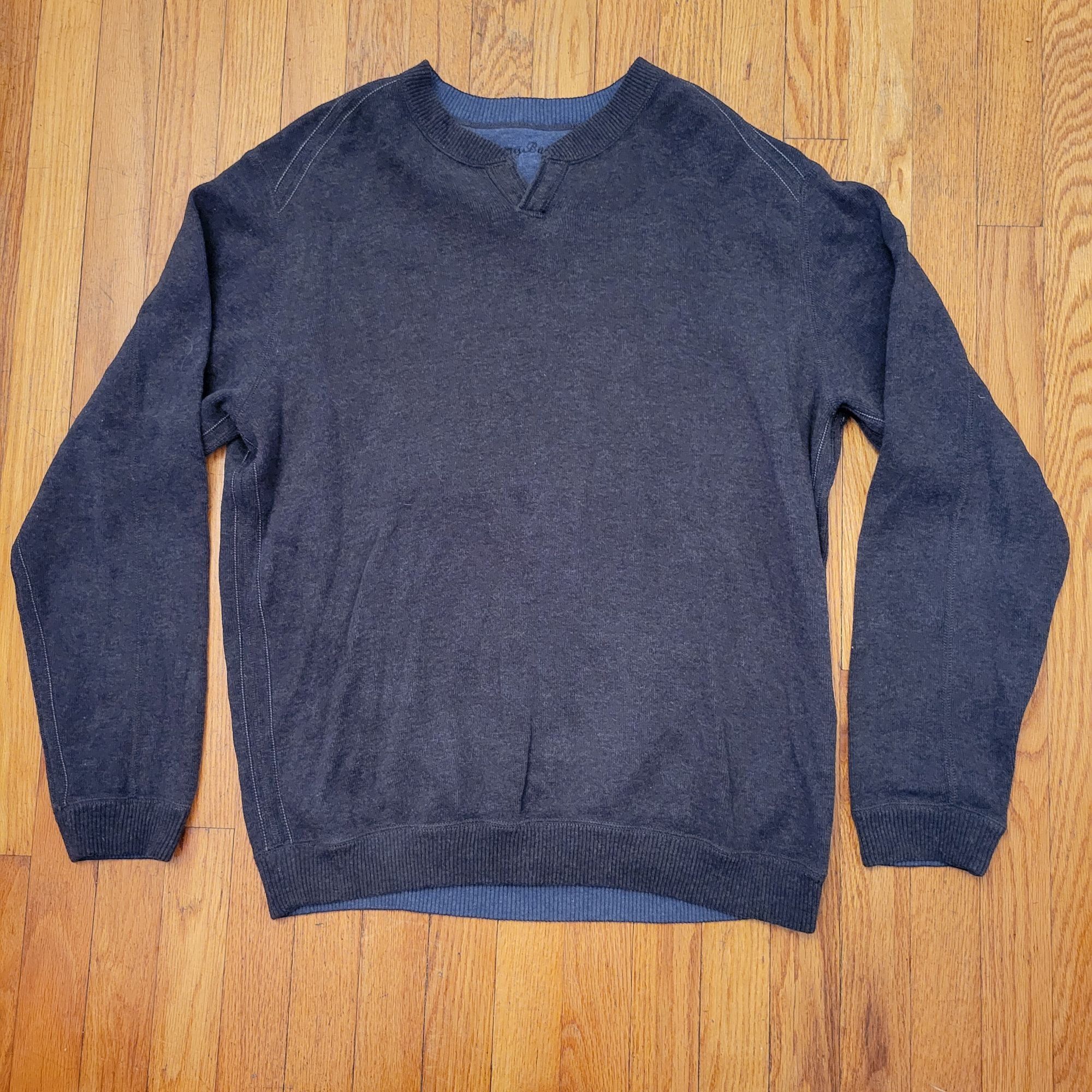 Tommy Bahama Tommy Bahama Pullover Sweater Notch V Neck Layering Winter L Size US L / EU 52-54 / 3 - 1 Thumbnail