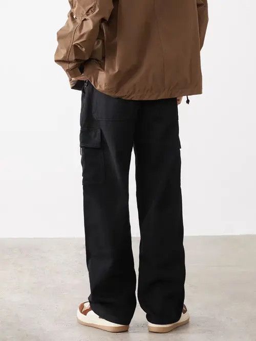 Japanese Brand Vintage Street Multi-Pocket Loose Casual Workwear Jeans Size US 34 / EU 50 - 4 Thumbnail