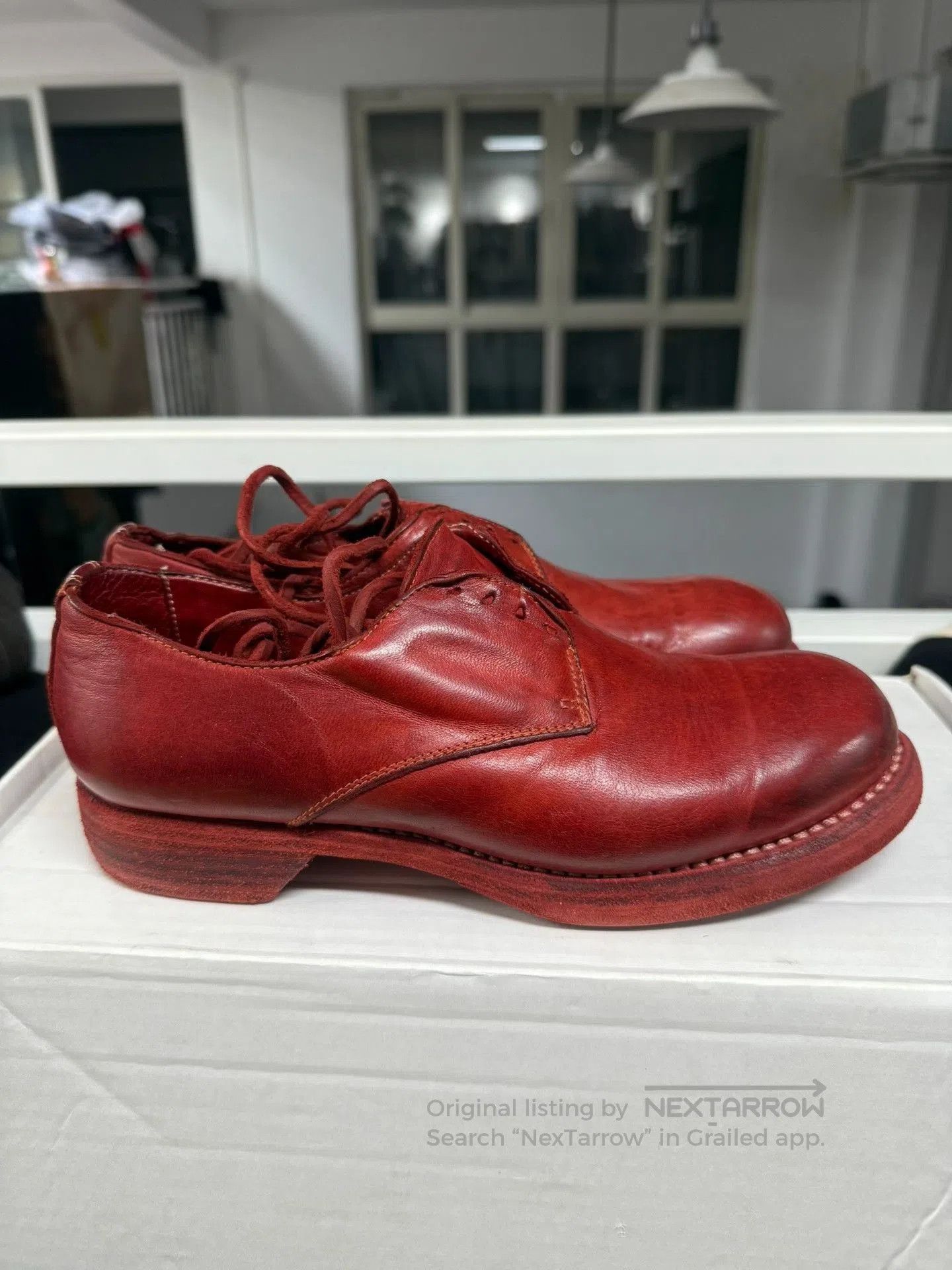 Guidi guidi 5302n soft leather derby shoes. Size US 6 / EU 39 - 5 Thumbnail