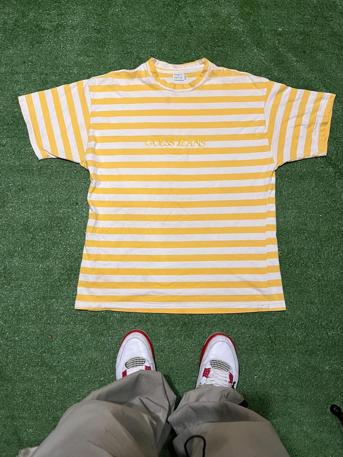 Other Vintage Guess Striped Tee Size ONE SIZE - 1 Thumbnail