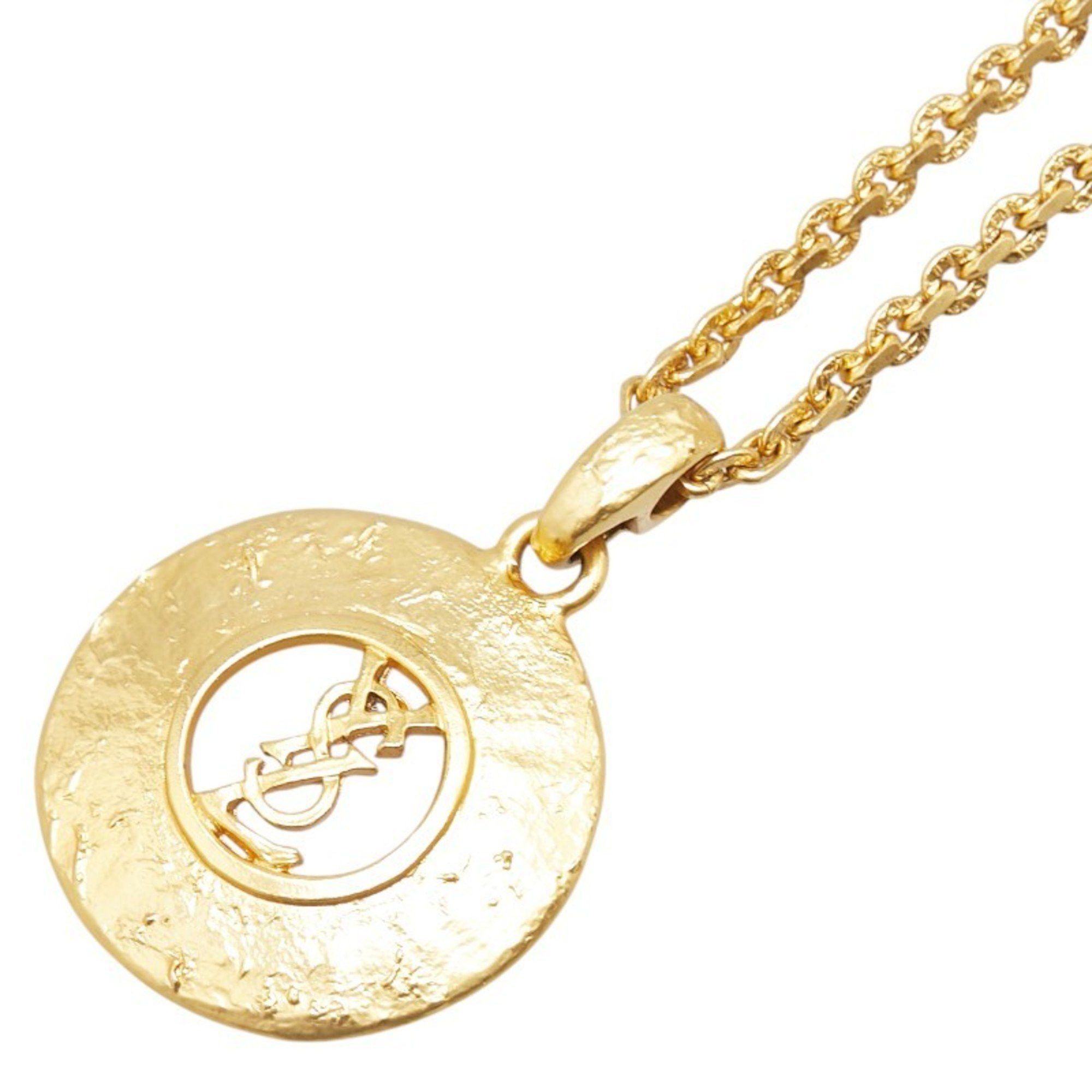 Yves Saint Laurent Saint Laurent YSL Long Necklace Gold Plated