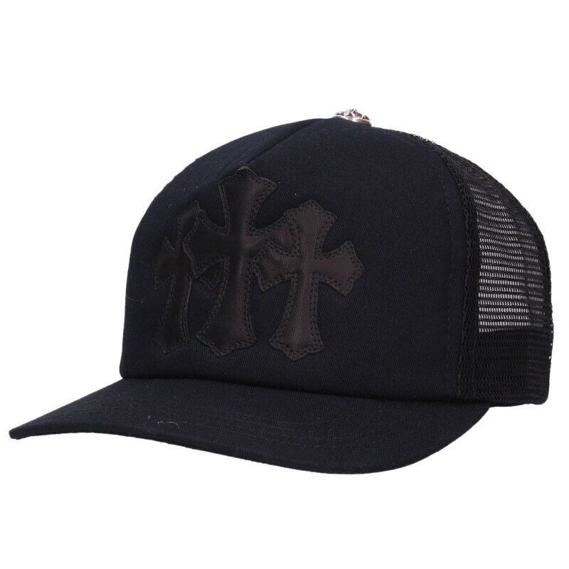 Chrome Hearts Chrome Hearts Cemetery Leather Patch Trucker Cap Size ONE SIZE - 1 Thumbnail