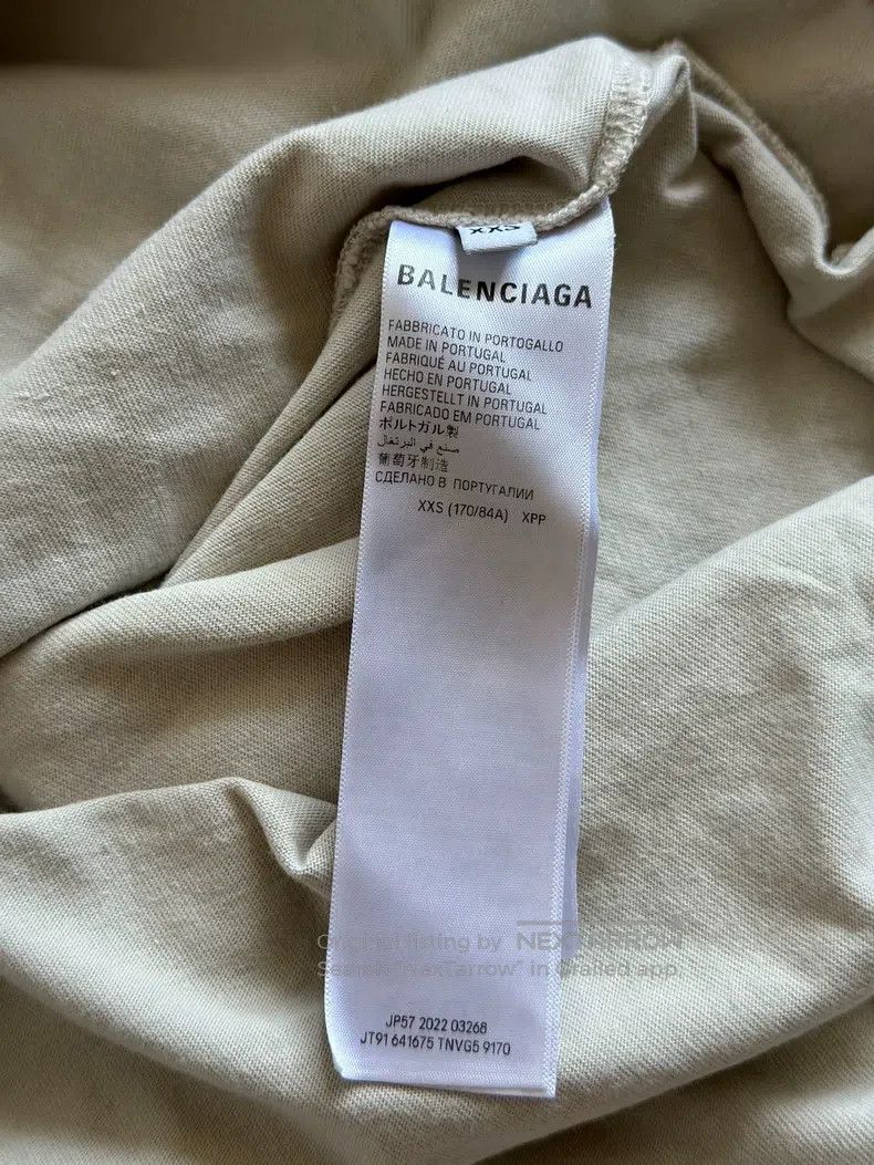 Balenciaga Balenciaga Coke Aged Wave Short Sleeve Size US XXS / EU 40 - 3 Thumbnail