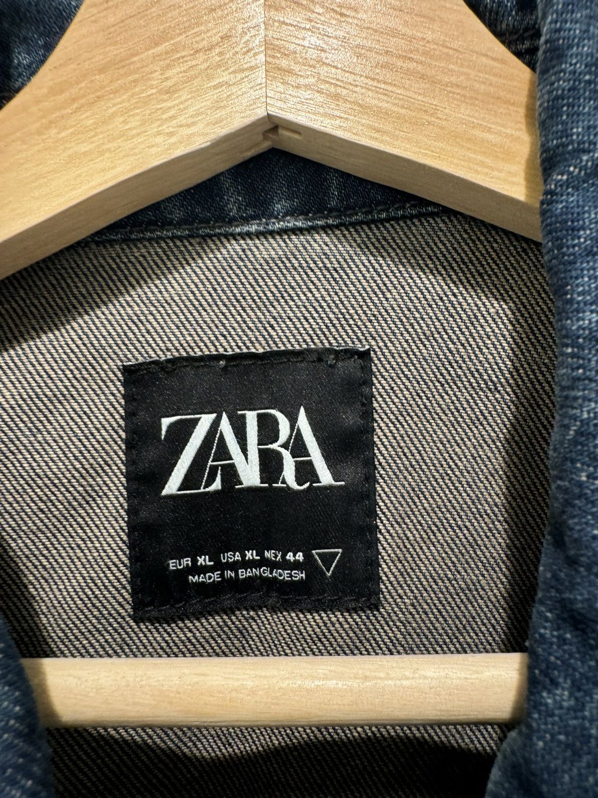 Zara Brand New Zara Jean Jacket Size US XL / EU 56 / 4 - 2 Thumbnail