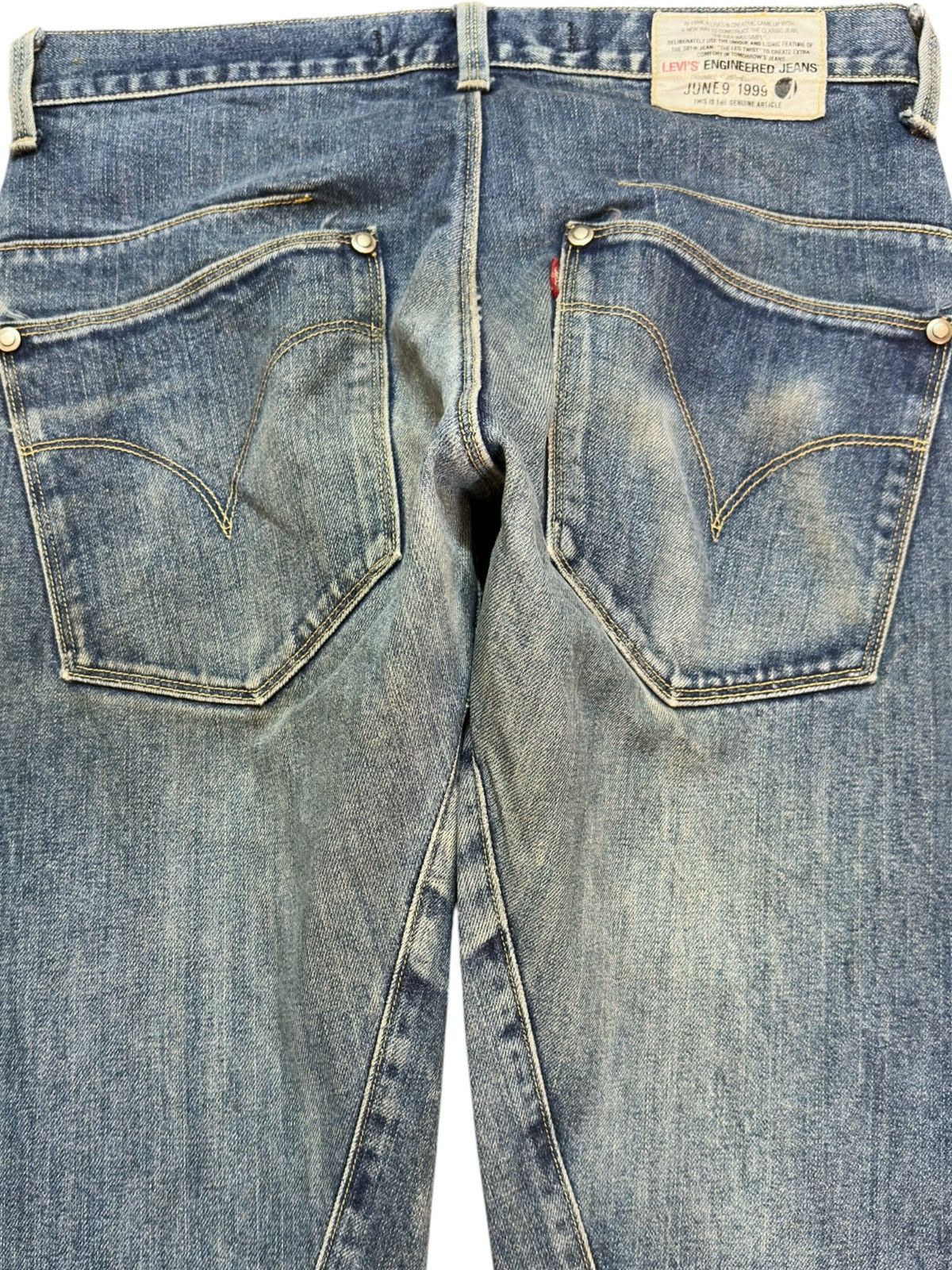 Engineered Garments × Levi's Vintage Levi’s Engineered Mudwash Ripped Distressed Denim Size US 30 / EU 46 - 5 Thumbnail