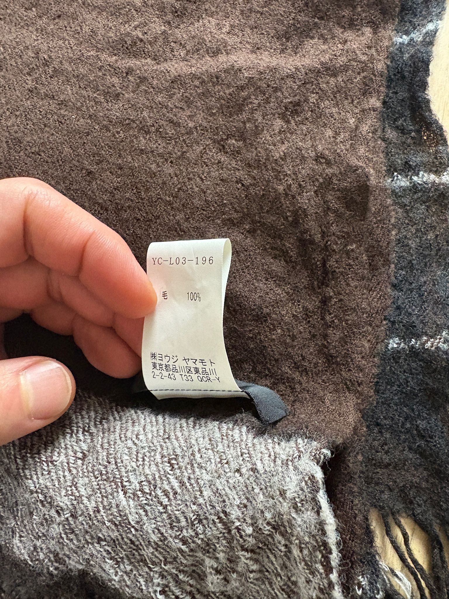 Yohji Yamamoto AW10 Yohji Yamamoto Y's Oversized Scarf Size ONE SIZE - 3 Thumbnail
