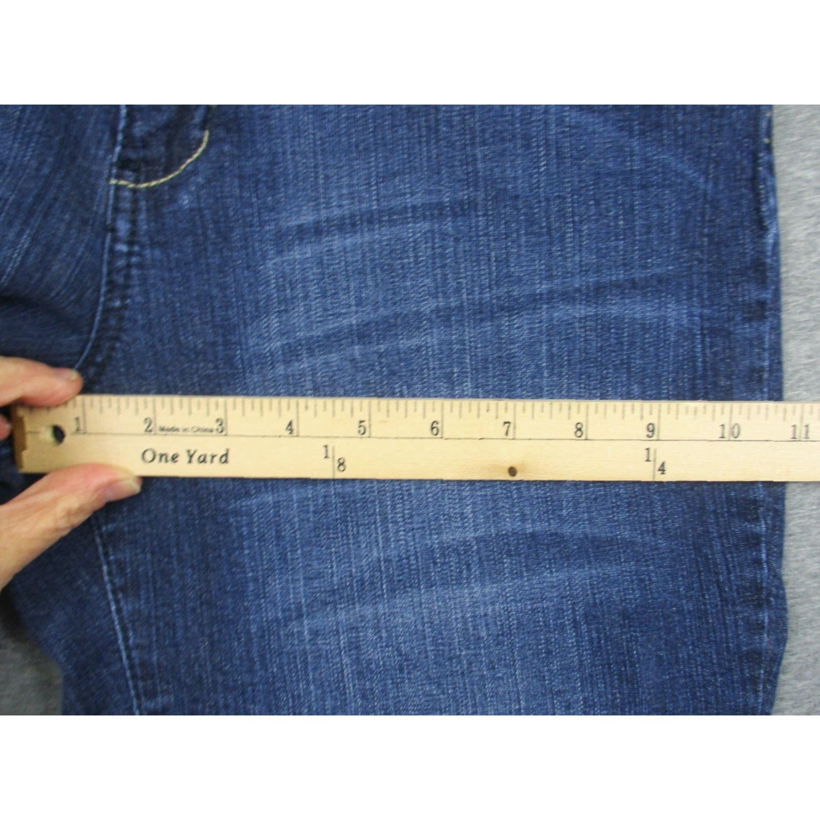Bill Blass VINTAGE Bill Blass Jeans Flared Bootcut Stretch 10 Women's Comfort Regular Blue Denim 5-Pocket Mens? Girls? Size 32" / US 10 / IT 46 - 7 Thumbnail