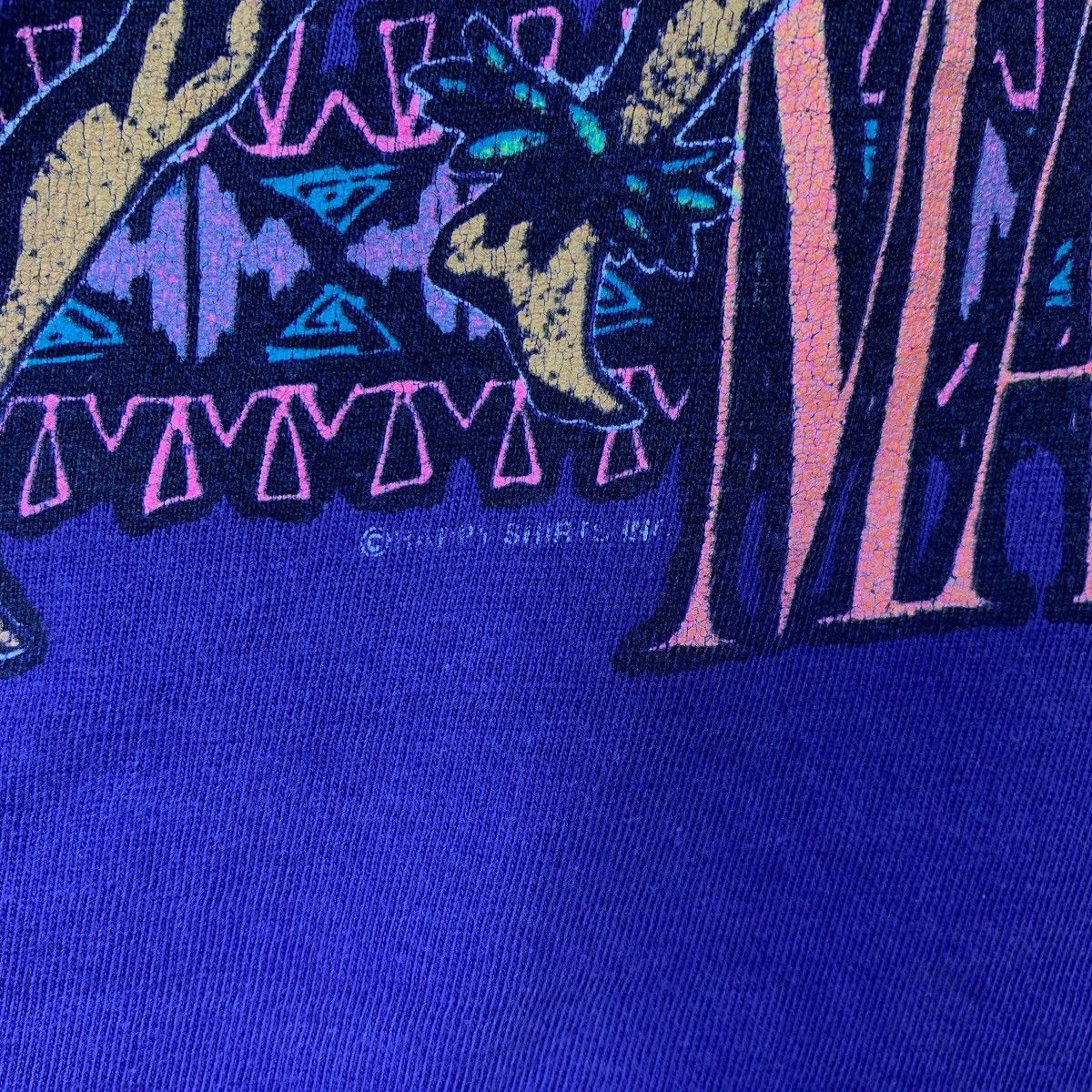 Vintage Vintage 90's HONOLULU MARATHON Faded Graphic Tee Shirt Size US L / EU 52-54 / 3 - 4 Thumbnail