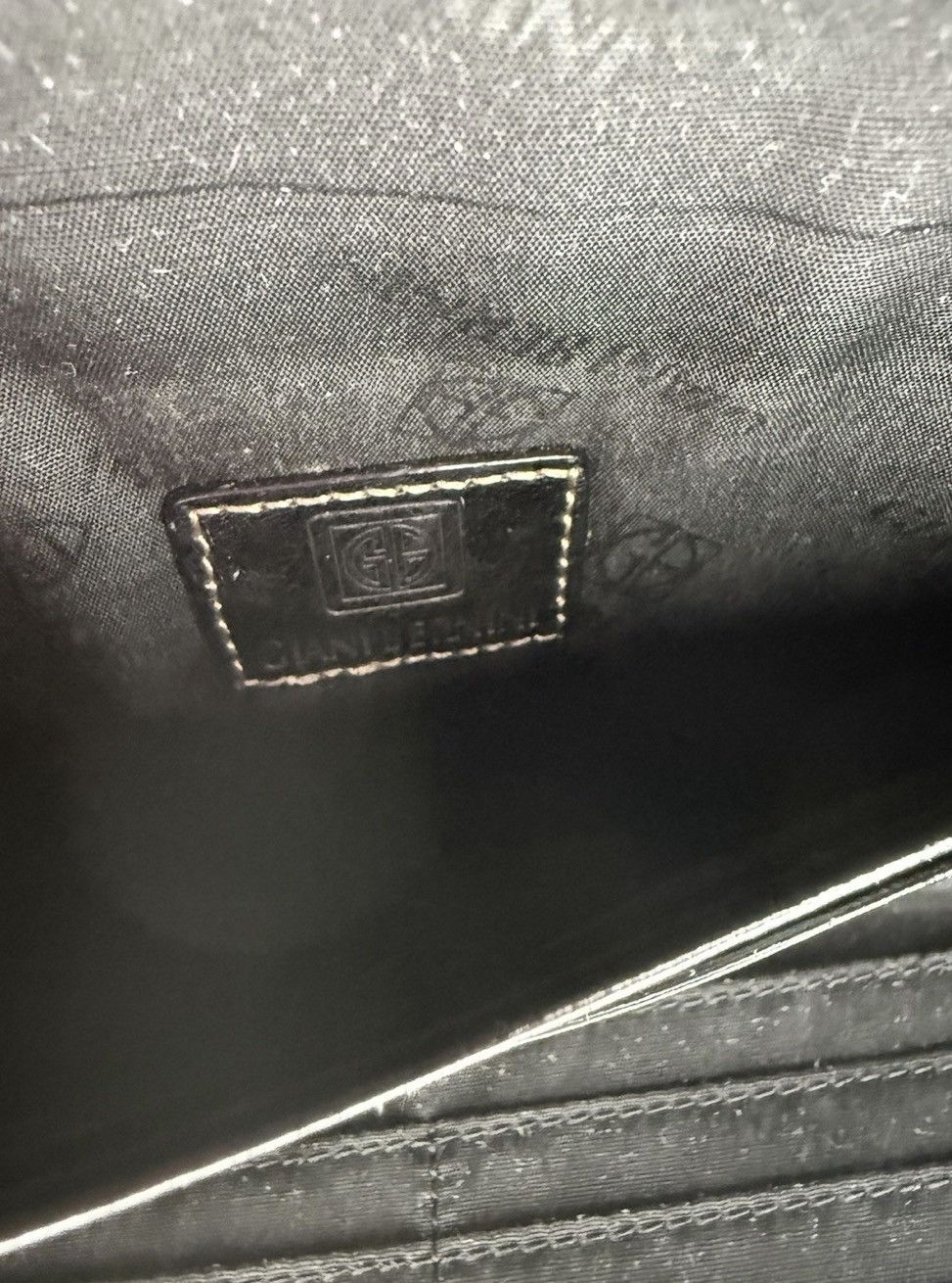 Giani Bernini Giani Bernini Black Genuine Leather Long Wallet Minimalist Size ONE SIZE - 6 Thumbnail