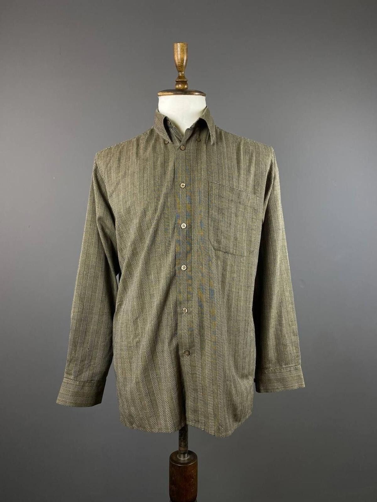 Guy Laroche Guy Laroche Stripe Long Sleeve Button Down Shirt Size 40 Size US M / EU 48-50 / 2 - 1 Thumbnail