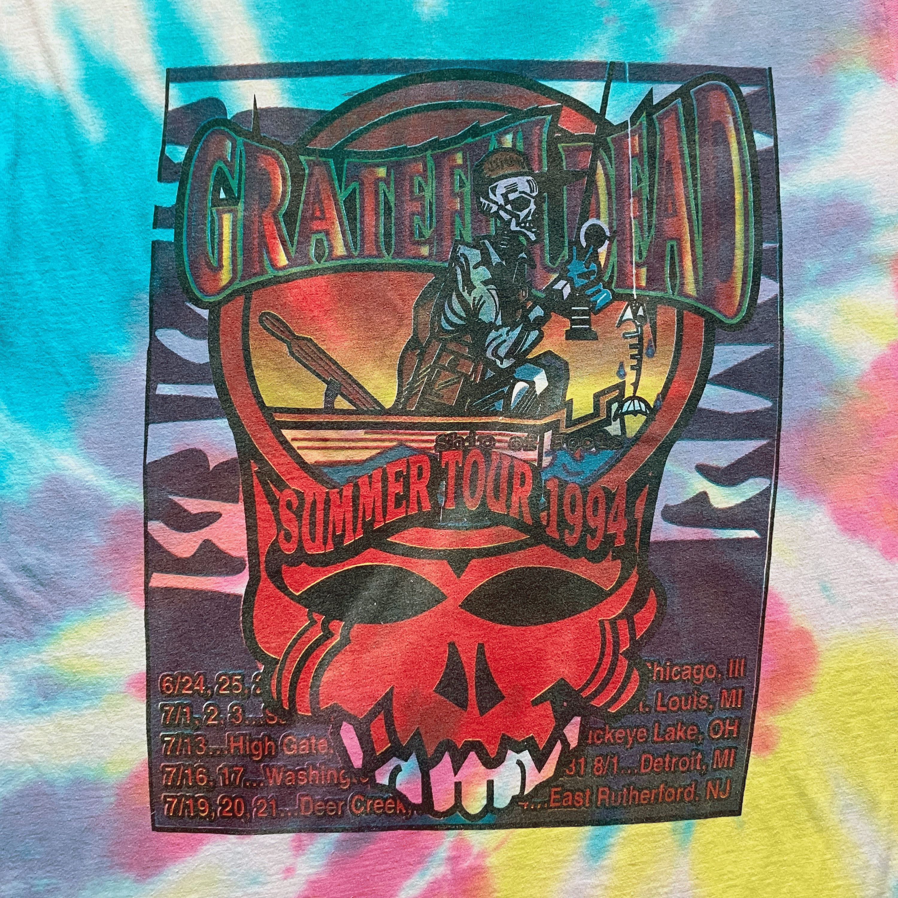 Band Tees × Grateful Dead × Vintage Vintage 1994 Grateful Dead Ship Of Fools T-Shirt Size US XL / EU 56 / 4 - 5 Thumbnail