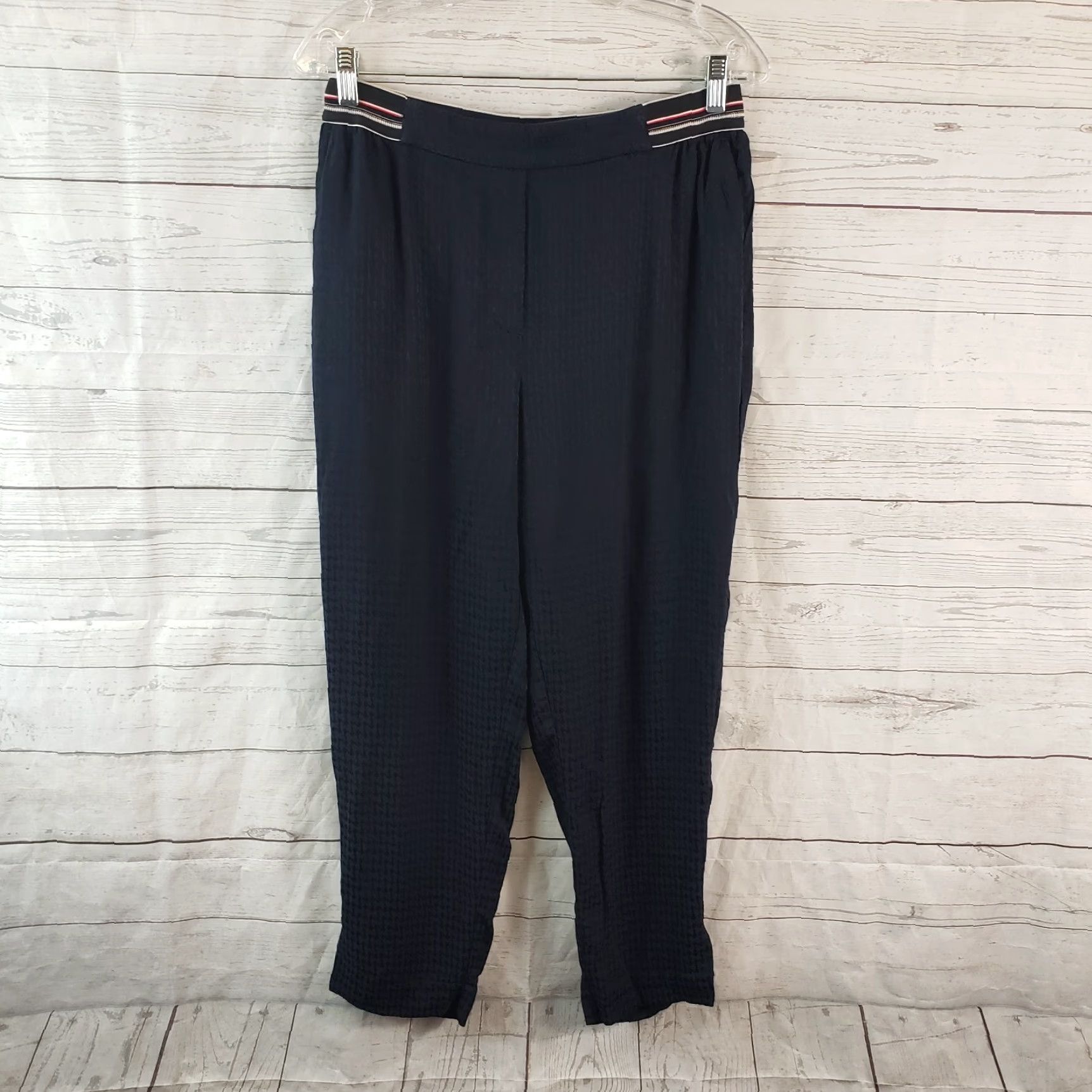 Anthropologie Anthropologie Womens The Essential Pull On Trouser Small Blue High Rise Pants Womens Size 28" / US 6 / IT 42 - 2 Thumbnail